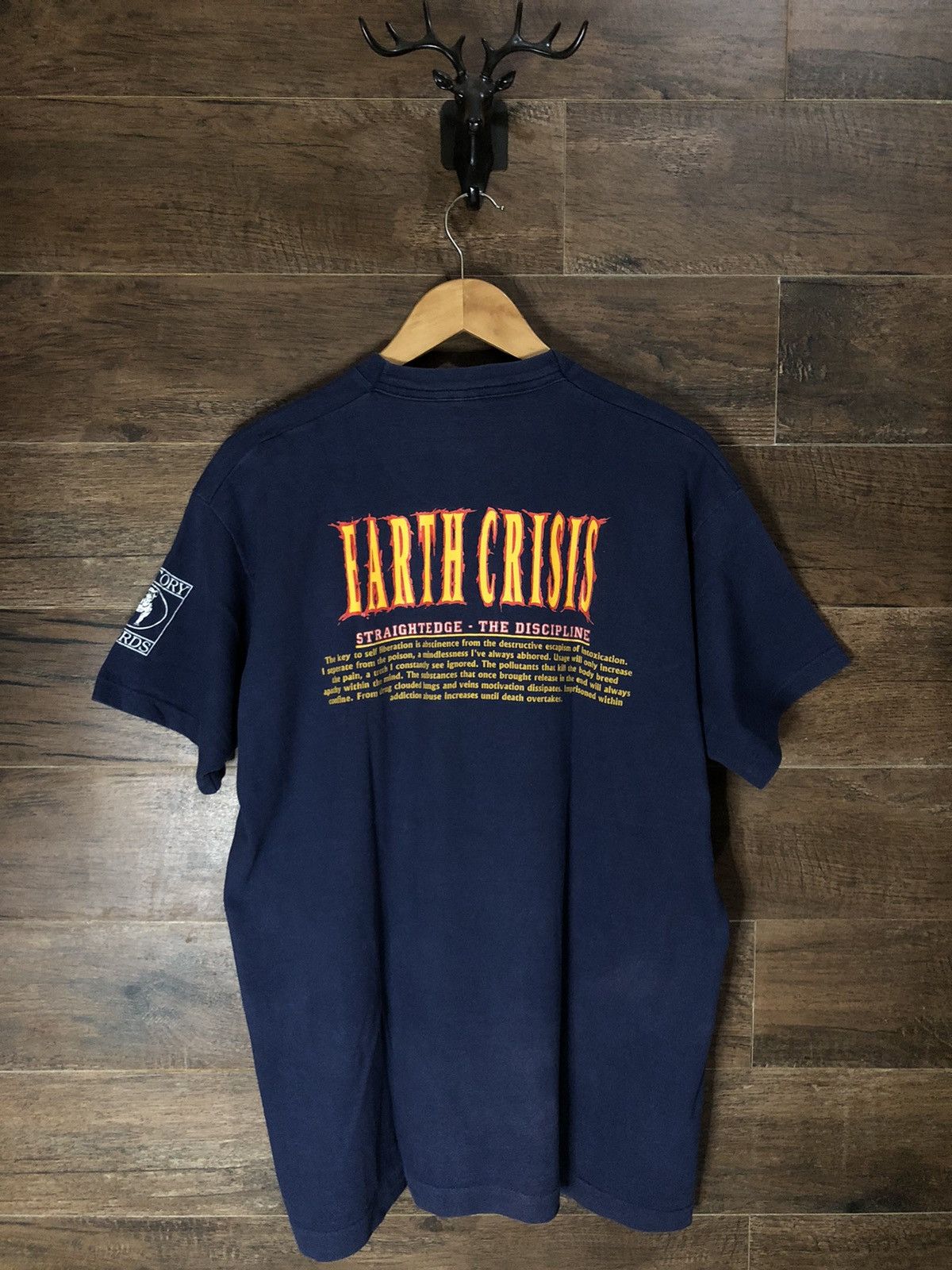 Band Tees × Vintage Vintage Earth Crisis 1995 The Disciplines Victory Records Size US XL / EU 56 / 4 - 1 Thumbnail