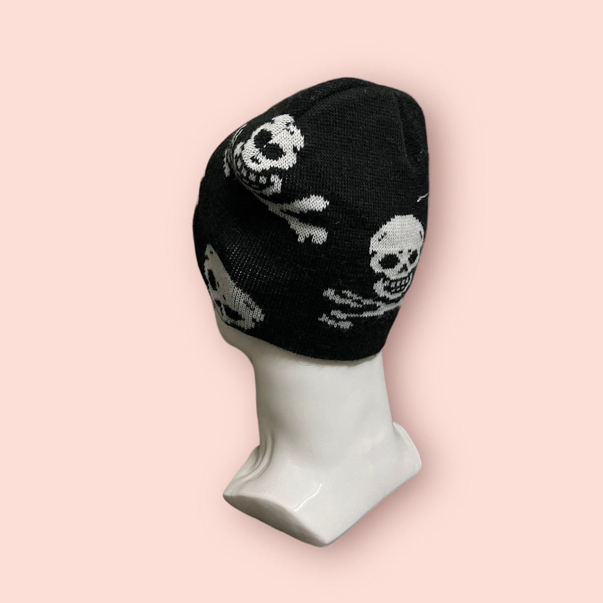Seditionaries × Vintage VINTAGE SKULLS RIBBED BEANIE UNKNOWN DESIGNER Size ONE SIZE - 8 Thumbnail