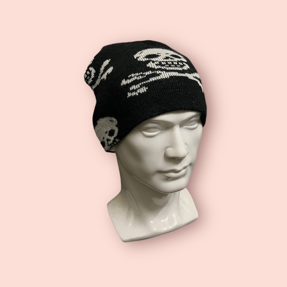 Seditionaries × Vintage VINTAGE SKULLS RIBBED BEANIE UNKNOWN DESIGNER Size ONE SIZE - 6 Thumbnail