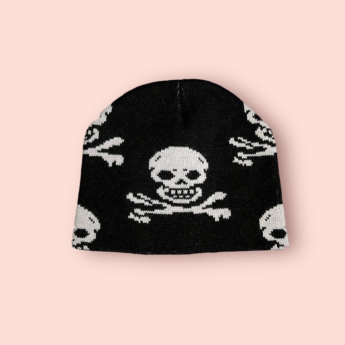 Seditionaries × Vintage VINTAGE SKULLS RIBBED BEANIE UNKNOWN DESIGNER Size ONE SIZE - 15 Thumbnail