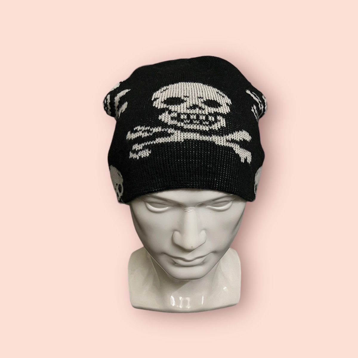 Seditionaries × Vintage VINTAGE SKULLS RIBBED BEANIE UNKNOWN DESIGNER Size ONE SIZE - 2 Thumbnail