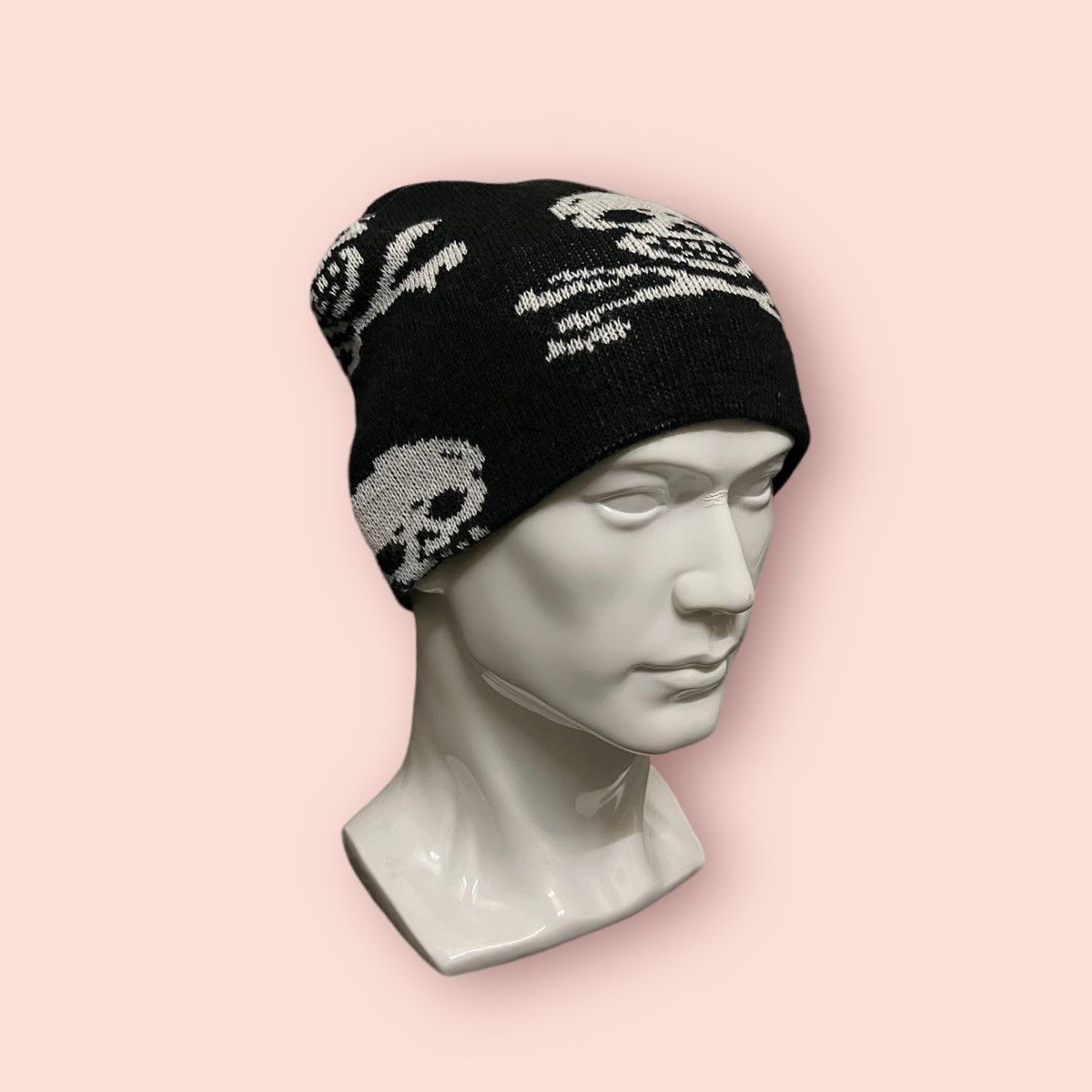 Seditionaries × Vintage VINTAGE SKULLS RIBBED BEANIE UNKNOWN DESIGNER Size ONE SIZE - 12 Thumbnail