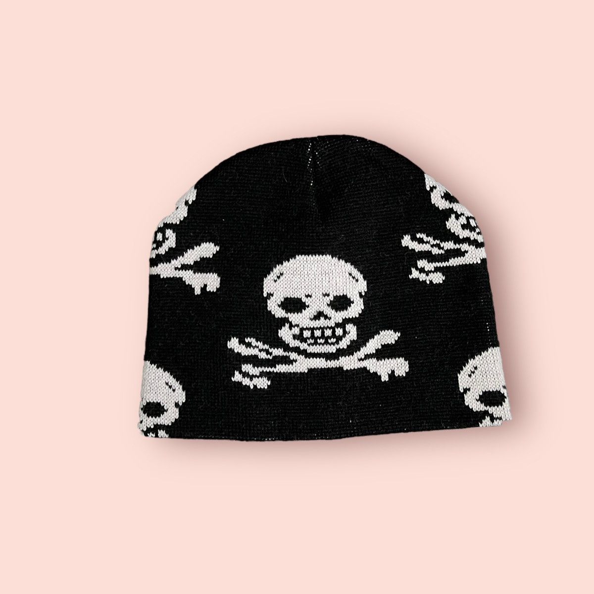 Seditionaries × Vintage VINTAGE SKULLS RIBBED BEANIE UNKNOWN DESIGNER Size ONE SIZE - 13 Thumbnail