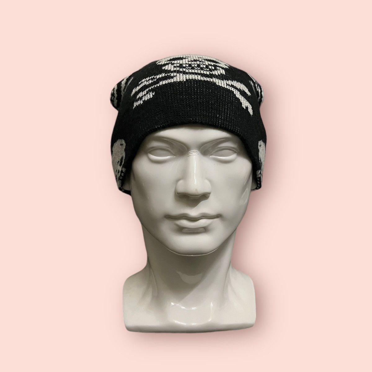 Seditionaries × Vintage VINTAGE SKULLS RIBBED BEANIE UNKNOWN DESIGNER Size ONE SIZE - 5 Thumbnail