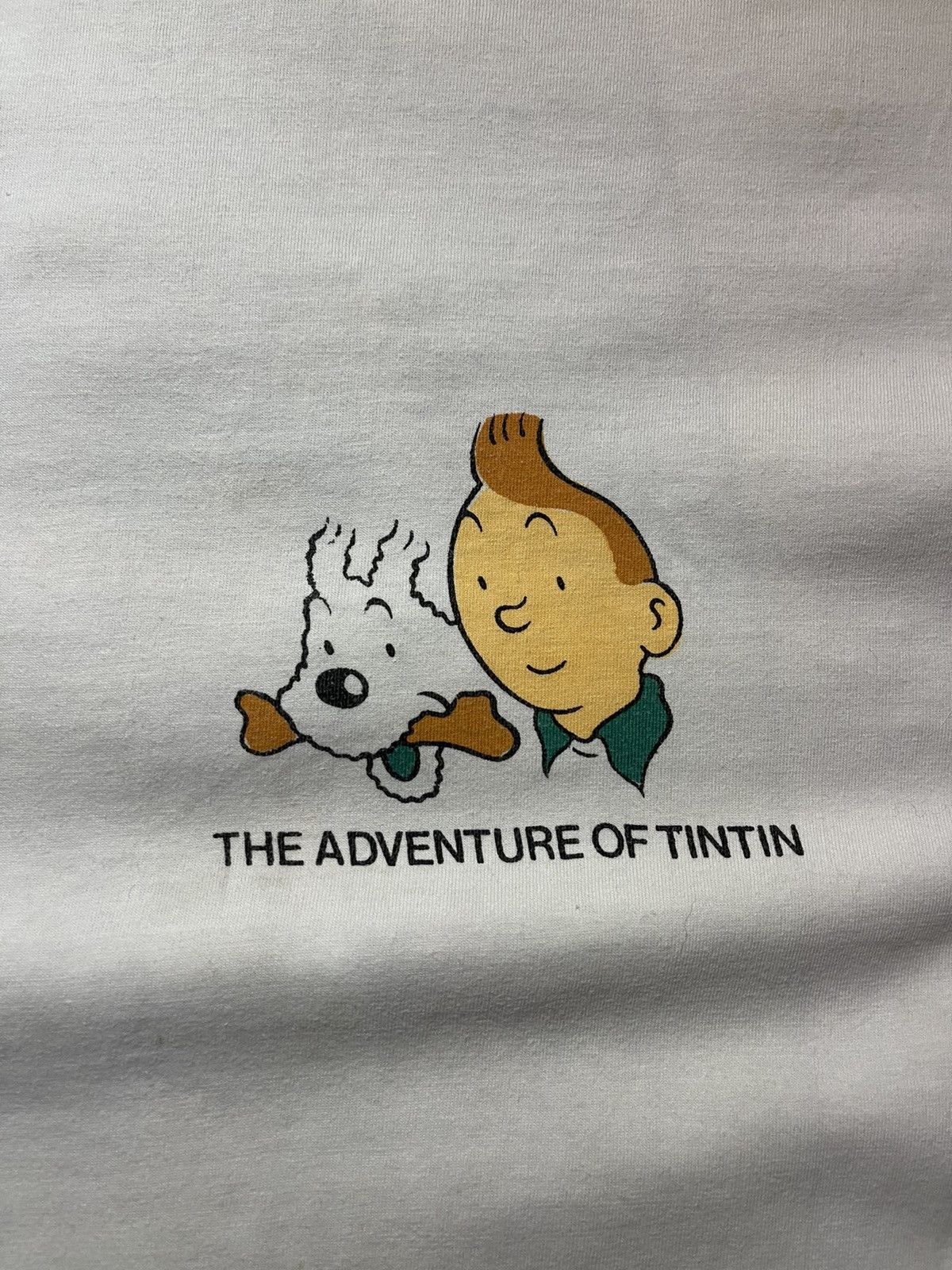 Band Tees × Cartoon Network × Vintage The Adventure of TinTin 90s vintage Shark Attack t-shirt Size US XL / EU 56 / 4 - 5 Thumbnail