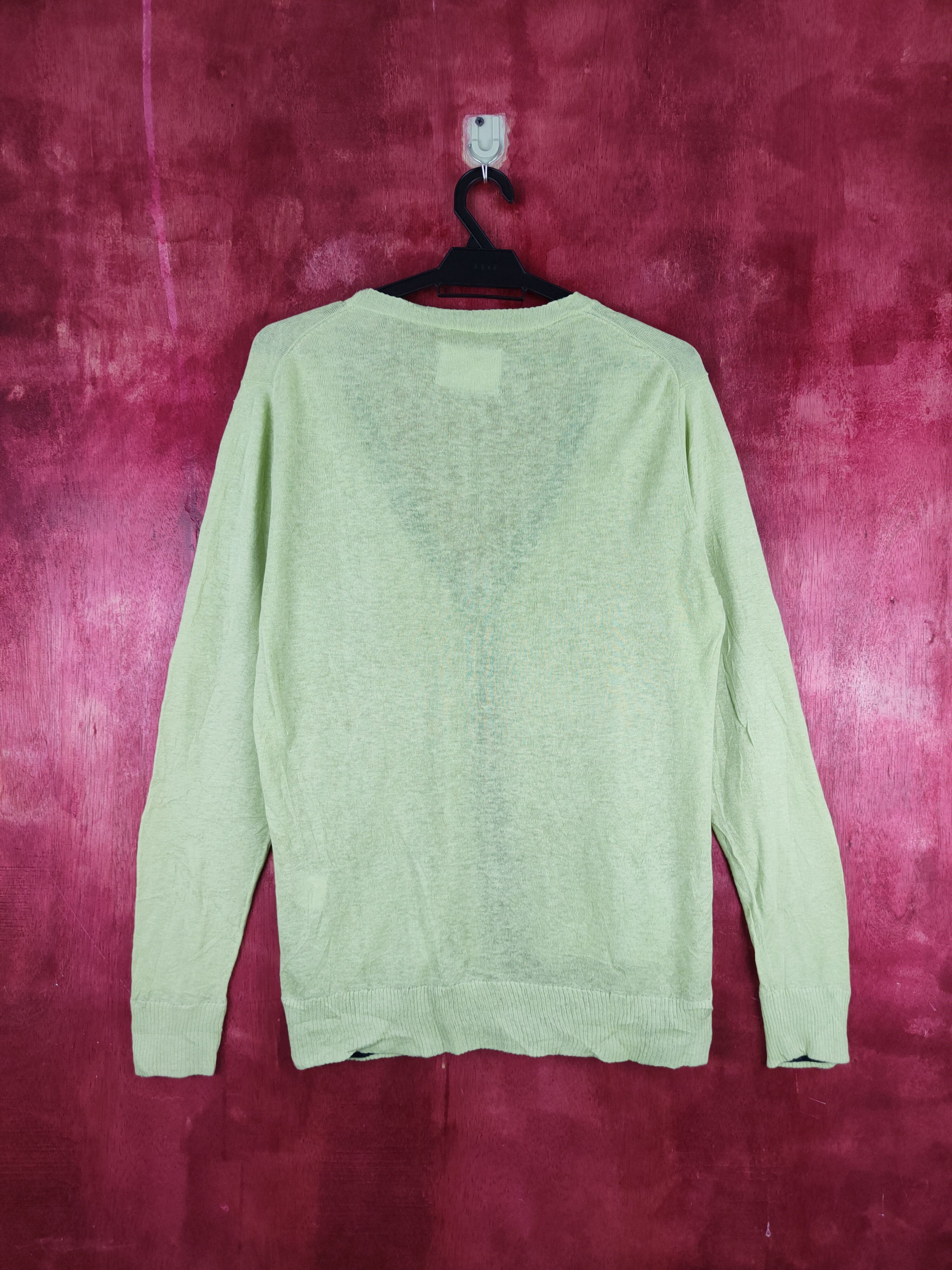 Japanese Brand Urban Research Apple Green Cardigan Knitwear thin #S884 Size M / US 6-8 / IT 42-44 - 7 Thumbnail