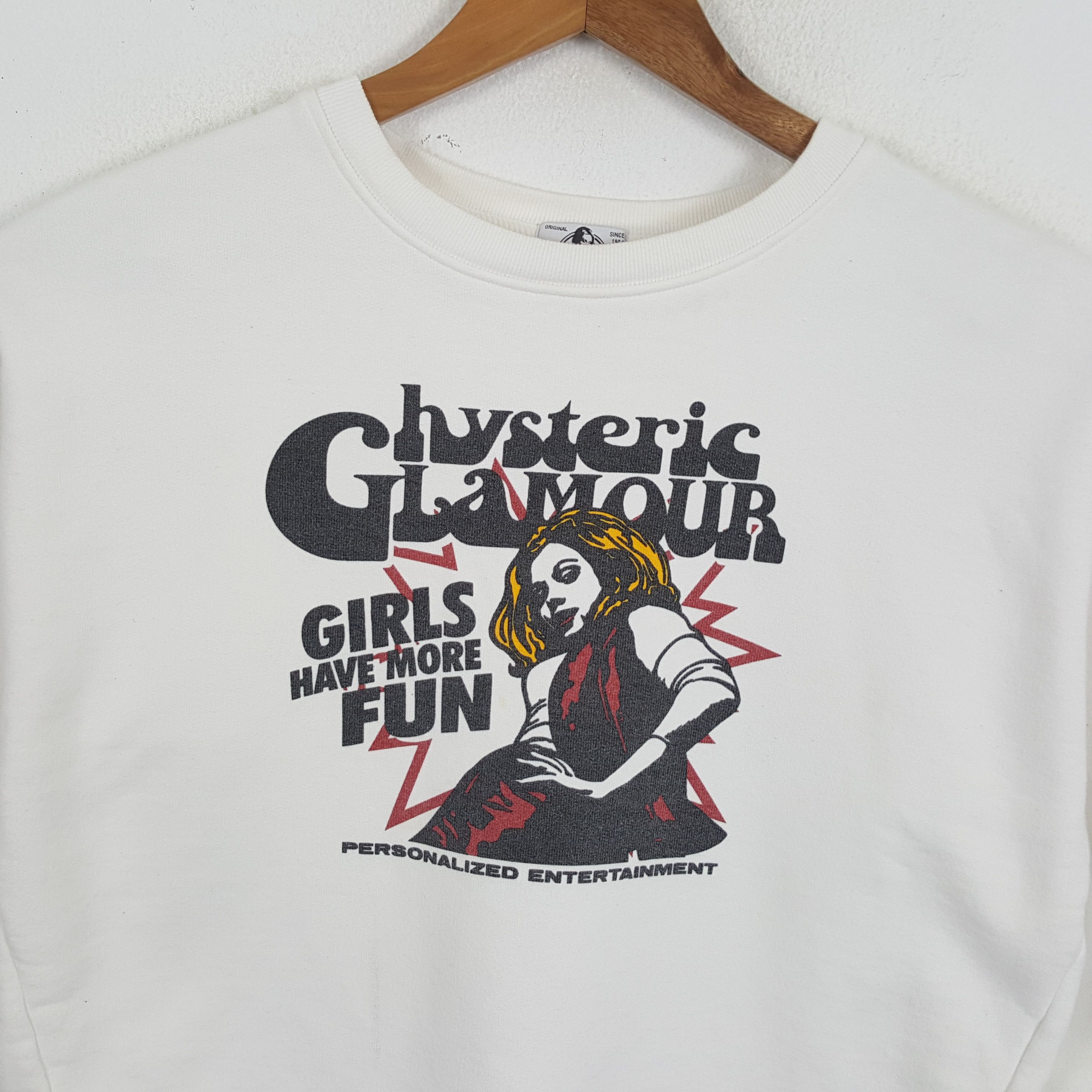 Hysteric Glamour × Japanese Brand × Vintage Vintage HYSTERIC GLAMOUR Japan Fashion Brand Sweatshirt cp2 Size US M / EU 48-50 / 2 - 2 Thumbnail