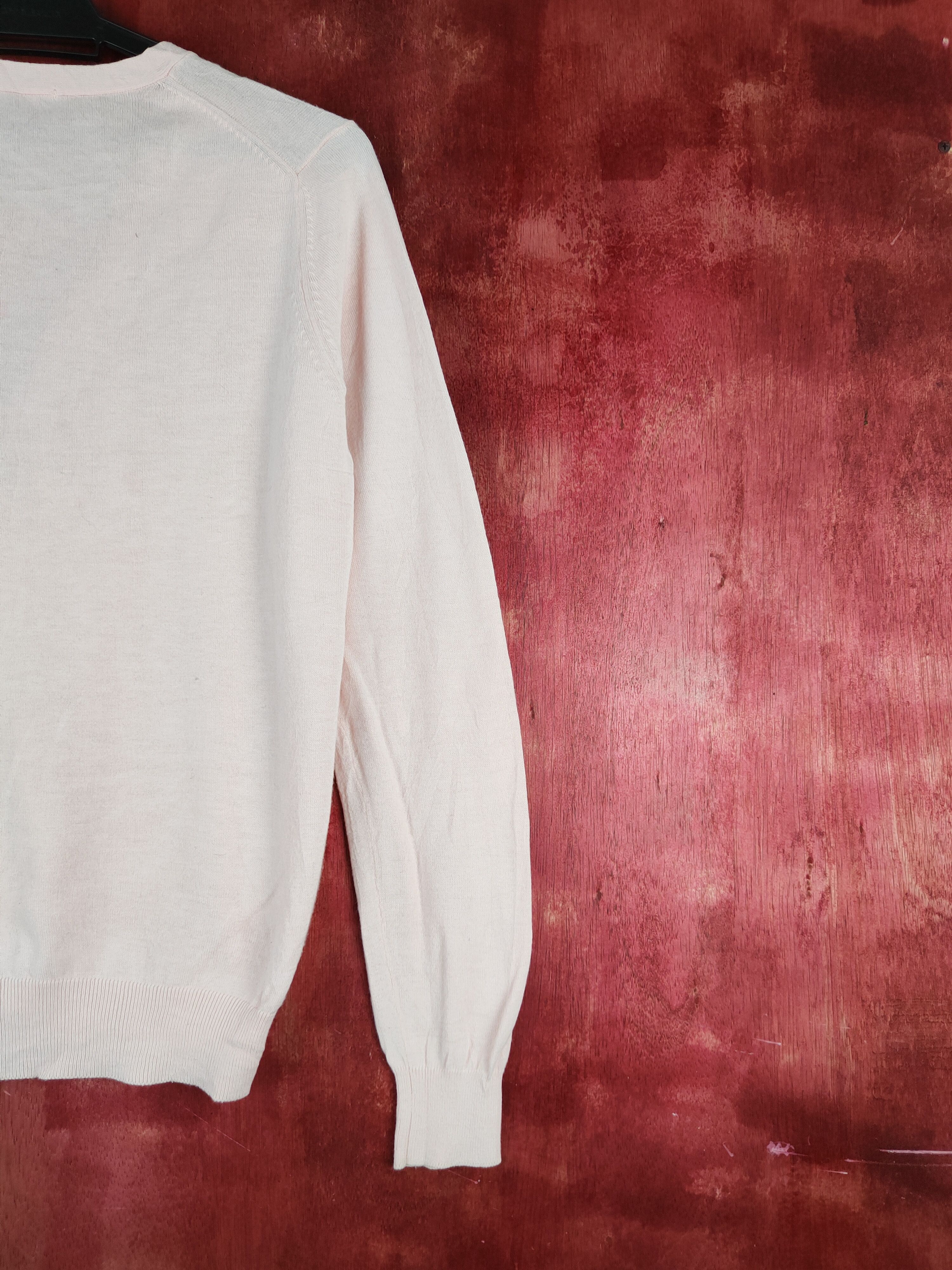 Japanese Brand × Uniqlo Uniqlo Pink Cardigan Knitwear thin vintage #S878 Size L / US 10 / IT 46 - 9 Thumbnail
