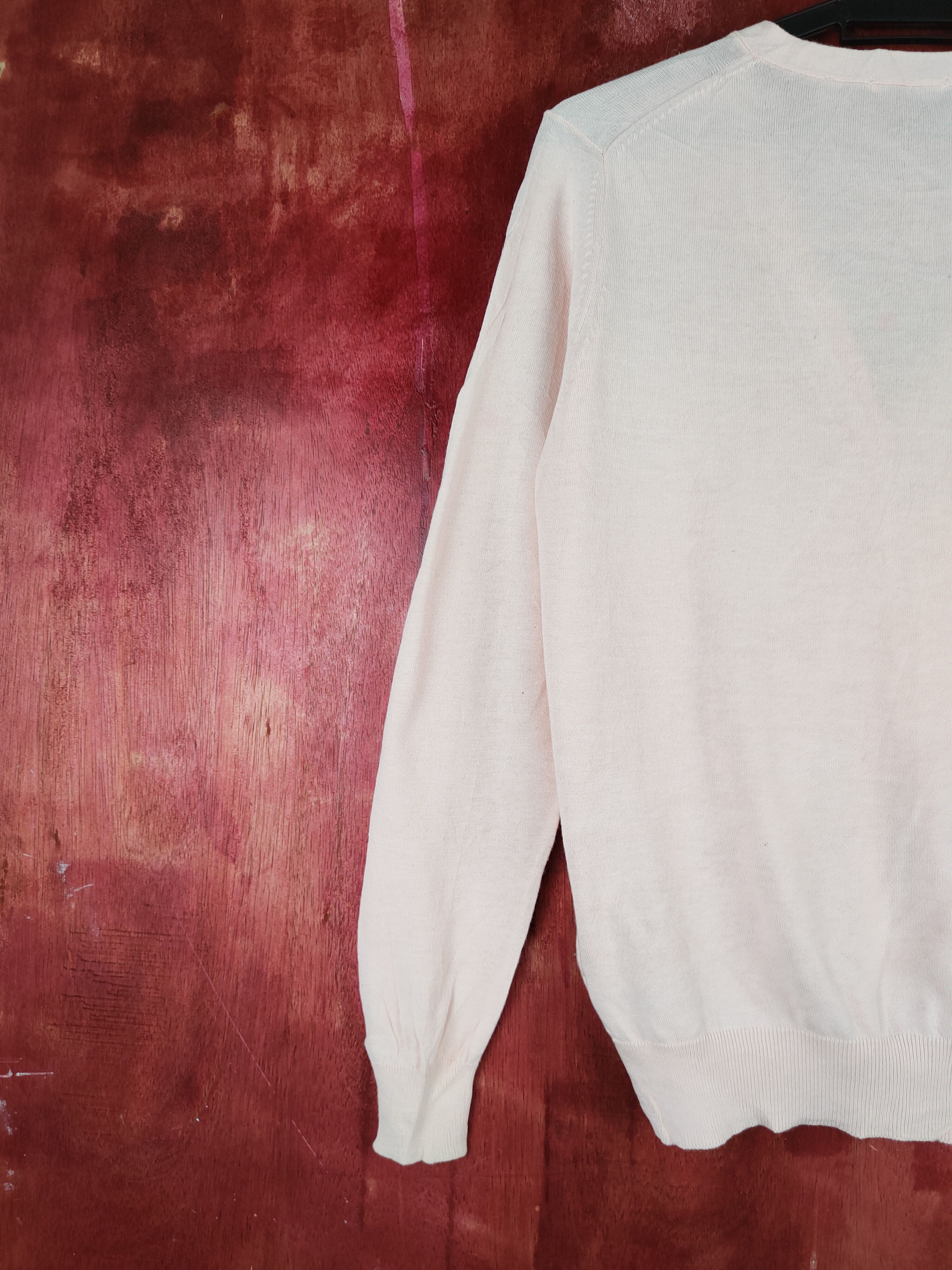 Japanese Brand × Uniqlo Uniqlo Pink Cardigan Knitwear thin vintage #S878 Size L / US 10 / IT 46 - 8 Thumbnail