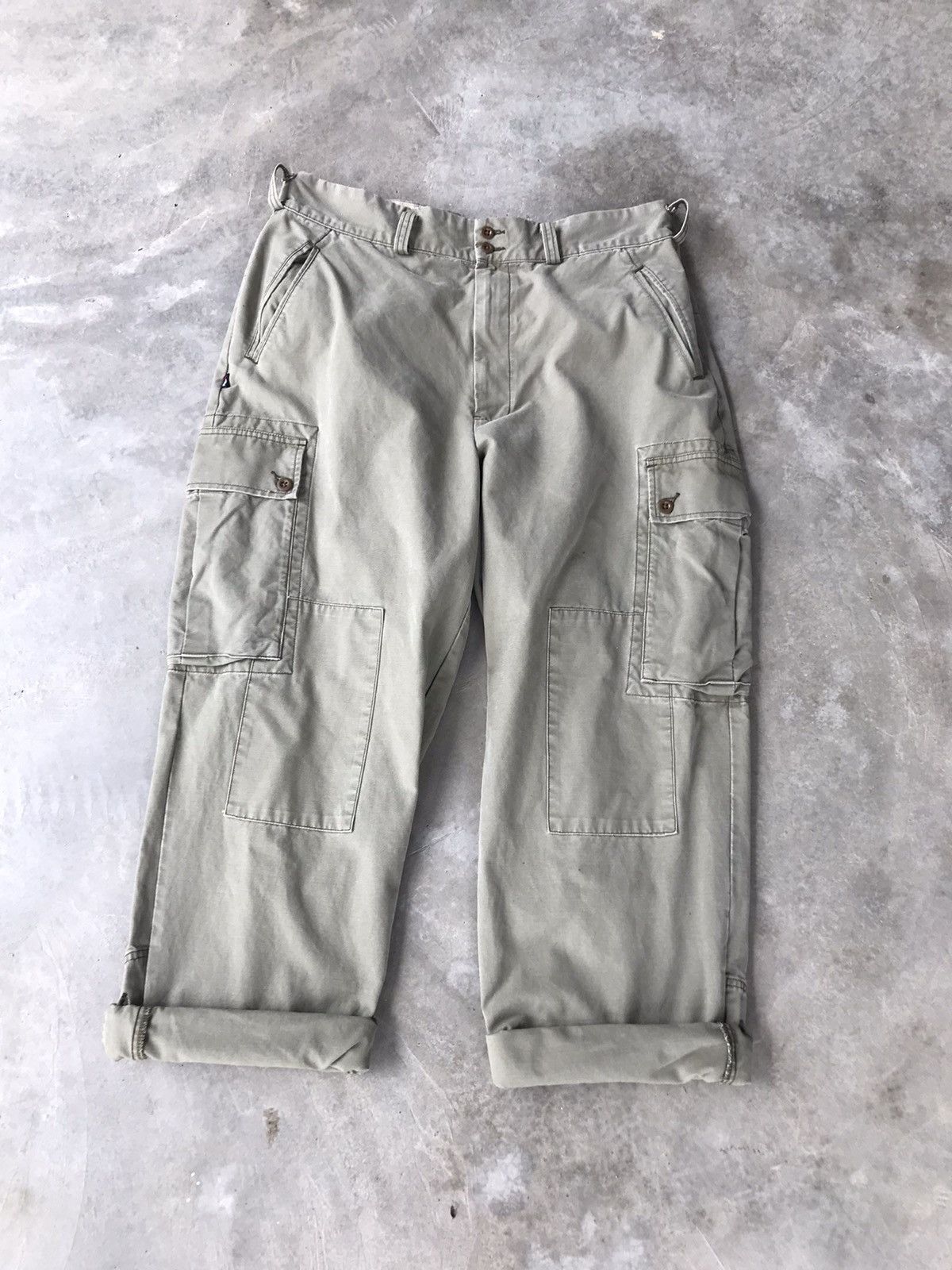 Polo Ralph Lauren VTG RLX Multipocket Utility Bondage Patches Cargo Pant Size US 36 / EU 52 - 4 Thumbnail