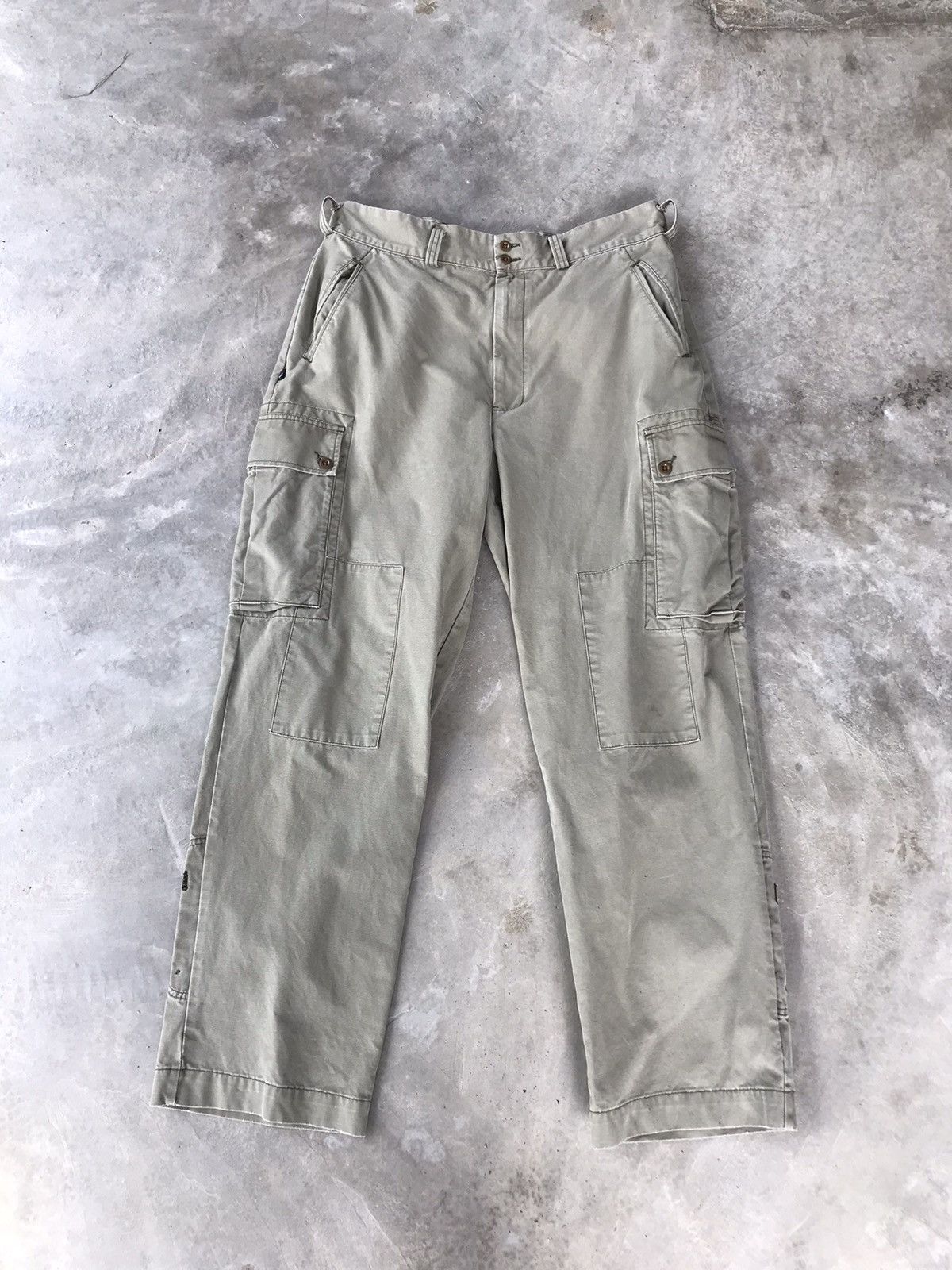 image of Archival Clothing x Polo Ralph Lauren VTG Rlx Multipocket Utility Bondage Patches Cargo Pant in Bei