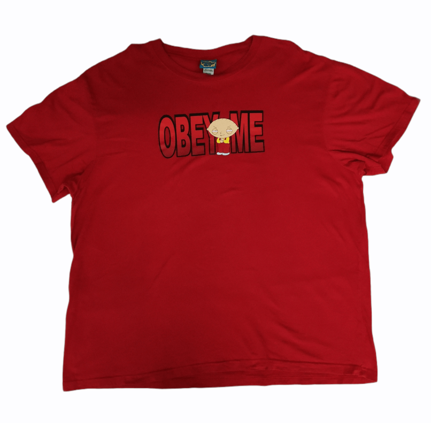 Cartoon Network × Vintage Family Guy Obey Me Tee TV Series Funny Simpsons Tazmania Size US XXL / EU 58 / 5 - 2 Thumbnail
