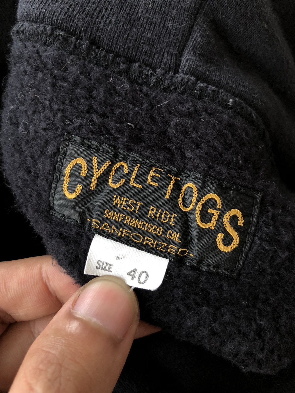 WEST RIDE GRAIL🔥Cycle Togs 🇯🇵 ☠️ Logo Hybrid Sleeve Hoodie Size US L / EU 52-54 / 3 - 7 Thumbnail