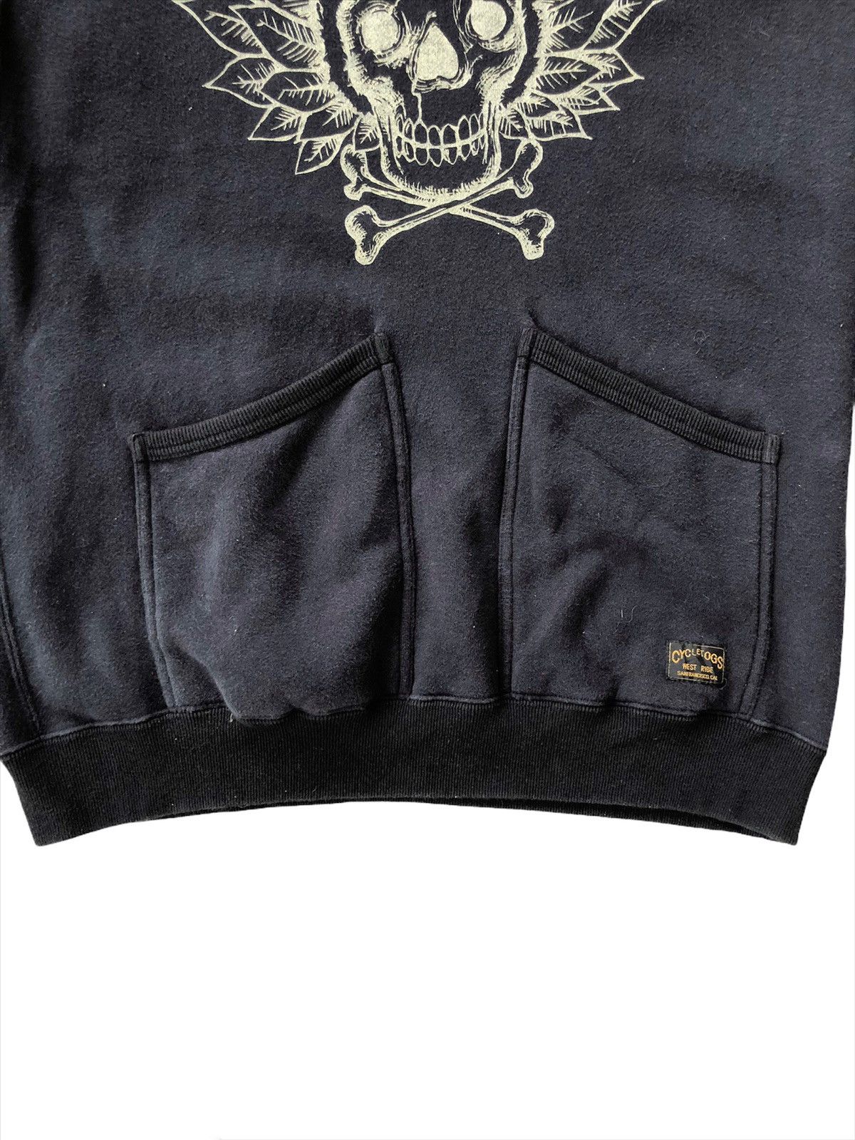 WEST RIDE GRAIL🔥Cycle Togs 🇯🇵 ☠️ Logo Hybrid Sleeve Hoodie Size US L / EU 52-54 / 3 - 3 Thumbnail