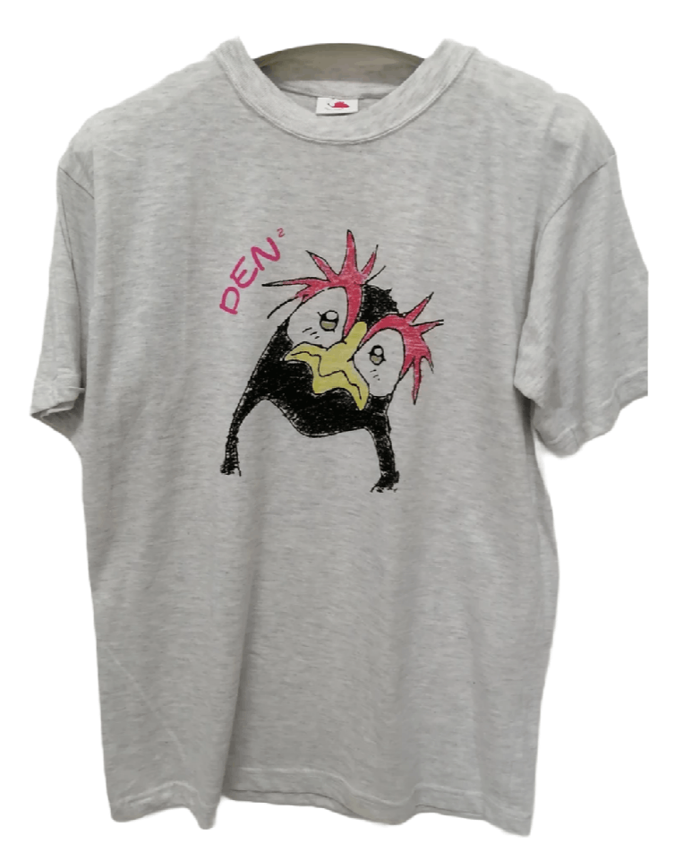 Vintage Vintage Neon EVANGELION DEN2 T-shirt Size US L / EU 52-54 / 3 - 1 Thumbnail