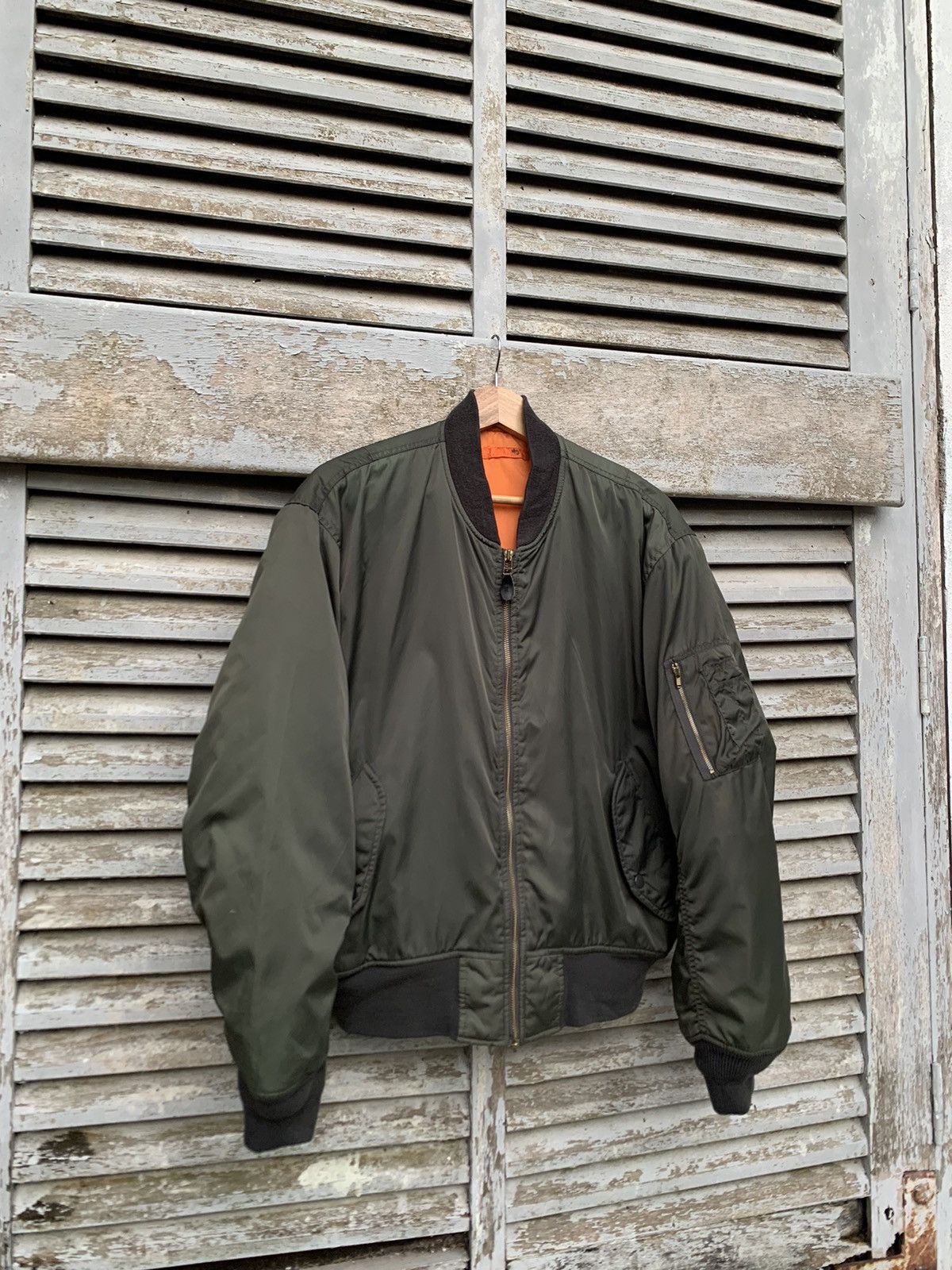 Vintage 🪖Vintage MA-1 Man Intermediate Bomber Jacket Size US M / EU 48-50 / 2 - 4 Thumbnail