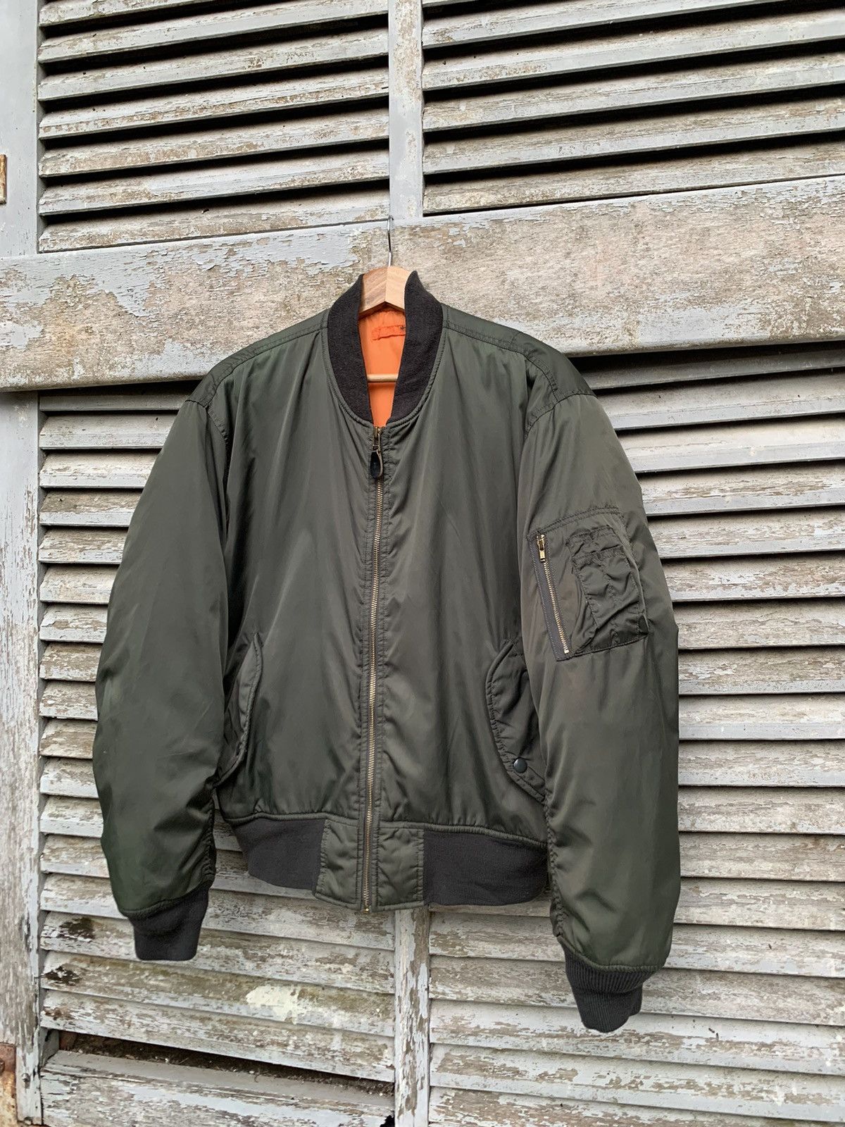 Vintage 🪖Vintage MA-1 Man Intermediate Bomber Jacket Size US M / EU 48-50 / 2 - 3 Thumbnail