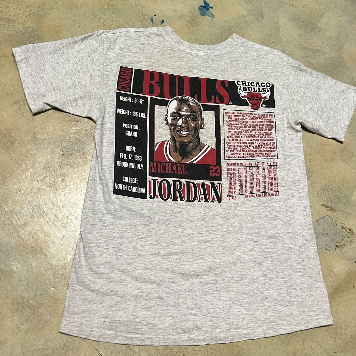 NBA Vintage Chicago Bulls Micheal Jordan T-Shirt Size US L / EU 52-54 / 3 - 21 Thumbnail