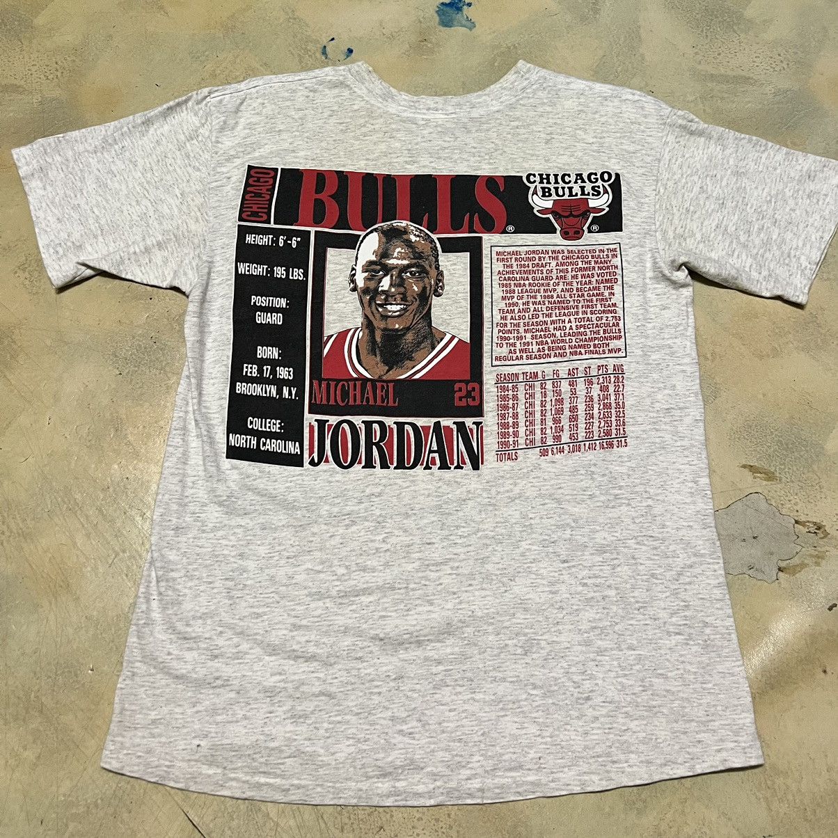 NBA Vintage Chicago Bulls Micheal Jordan T-Shirt Size US L / EU 52-54 / 3 - 20 Thumbnail