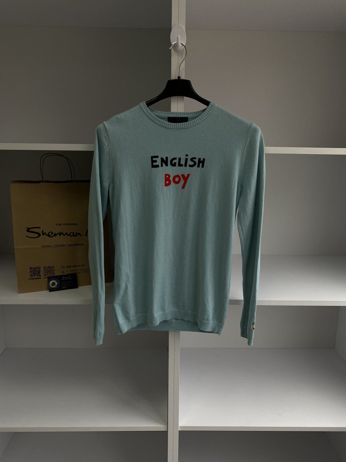 Fred Perry x Bella Freud english boy jumper