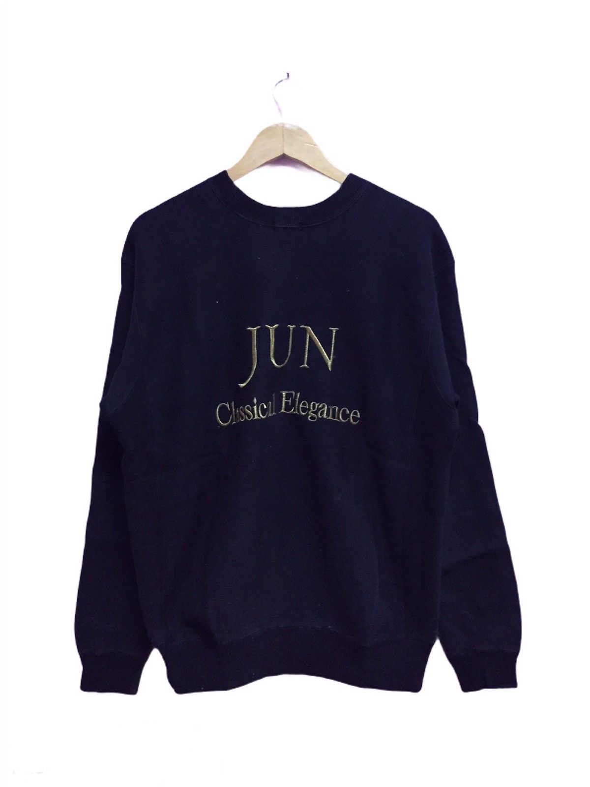 Japanese Brand Vintage 90s Jun Men Sweatshirts Size US L / EU 52-54 / 3 - 1 Thumbnail