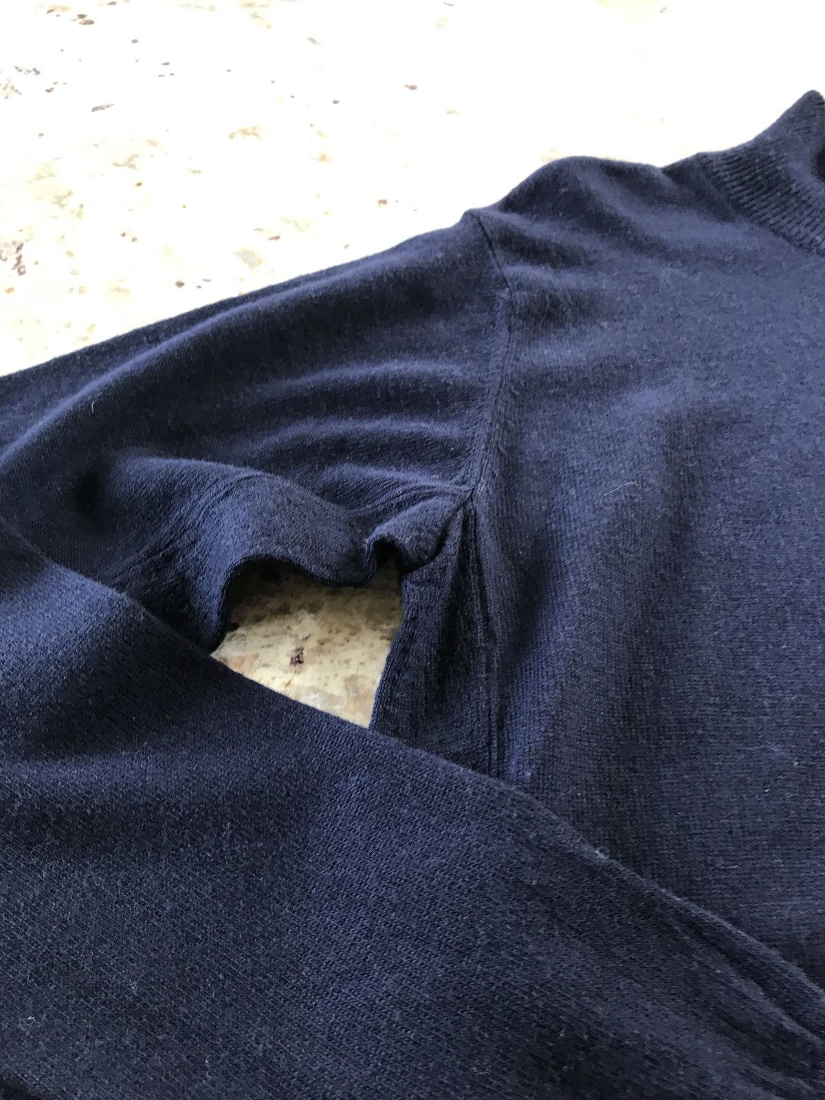 N.Hoolywood 962-KT01 Navy Knitwear Size US S / EU 44-46 / 1 - 4 Thumbnail