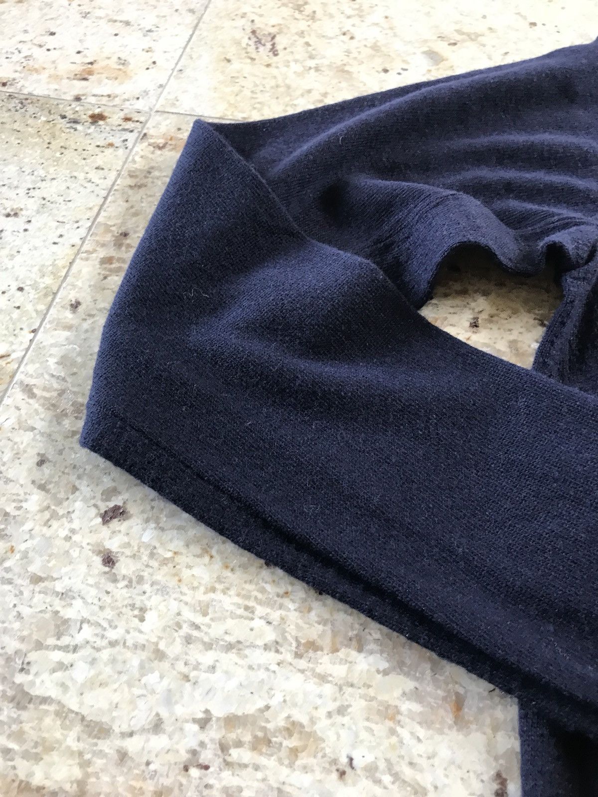 N.Hoolywood 962-KT01 Navy Knitwear Size US S / EU 44-46 / 1 - 5 Thumbnail