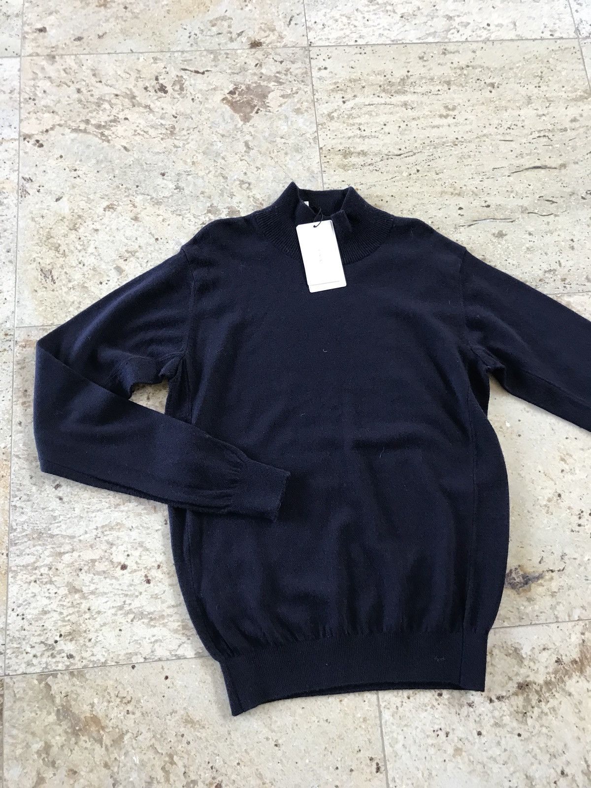 N.Hoolywood 962-KT01 Navy Knitwear Size US S / EU 44-46 / 1 - 9 Thumbnail