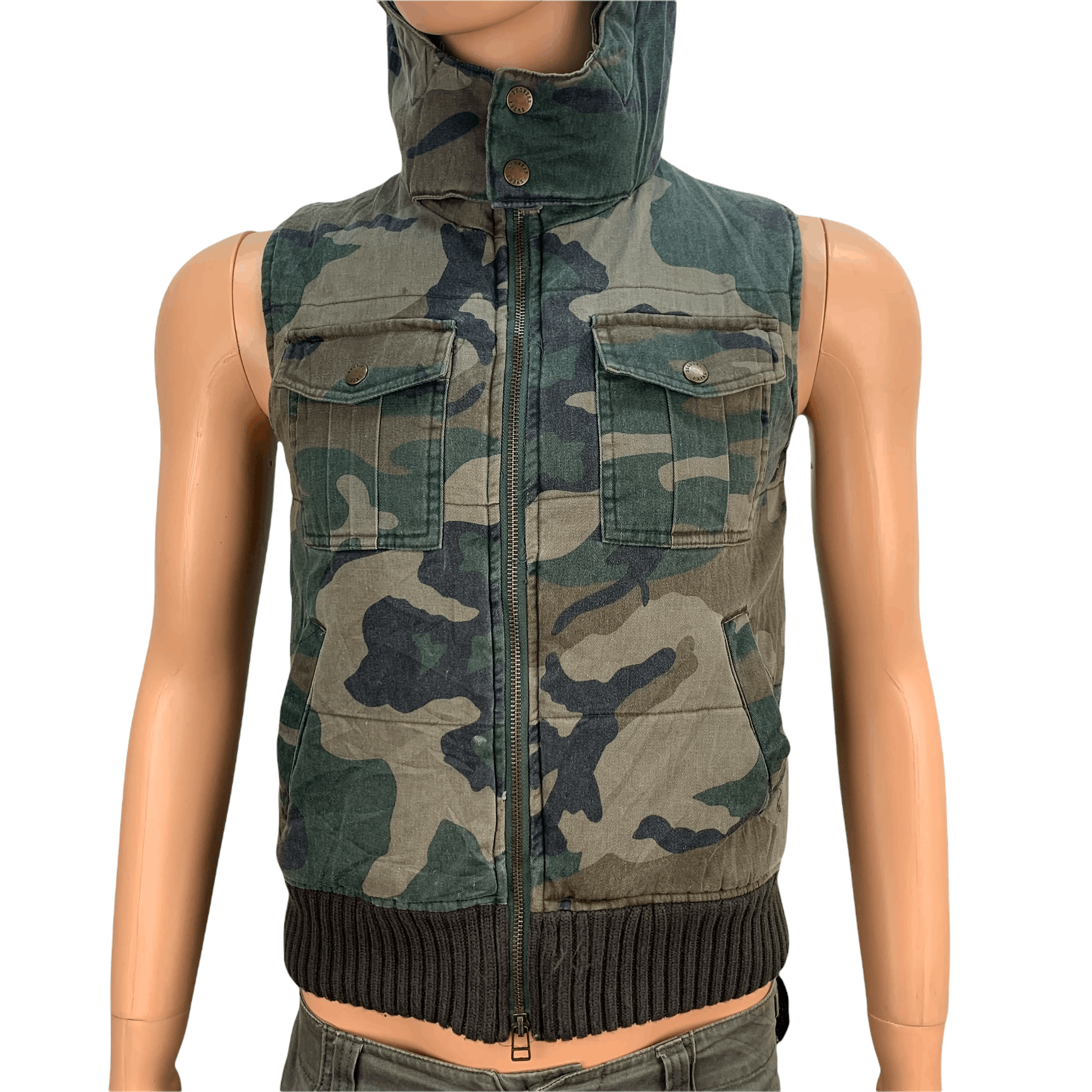 Other Sweet Degrees Air Force US Army Hooded Vest #3569-74 Size M / US 6-8 / IT 42-44 - 2 Thumbnail
