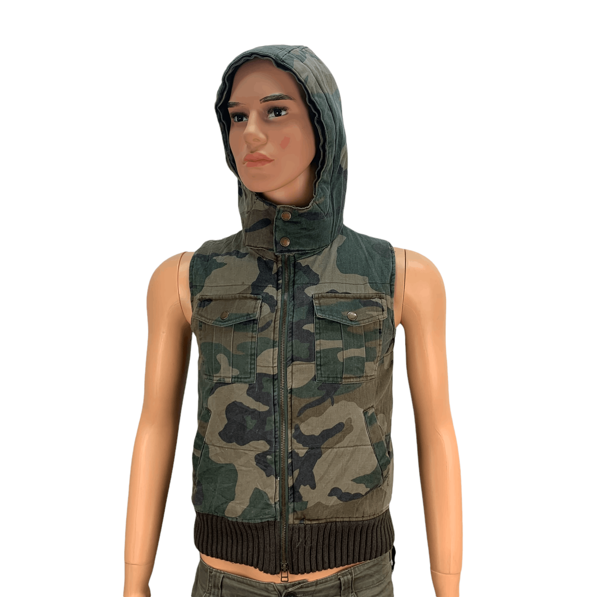 Other Sweet Degrees Air Force US Army Hooded Vest #3569-74 Size M / US 6-8 / IT 42-44 - 1 Thumbnail