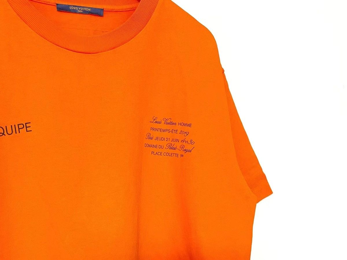 Louis Vuitton Chicago MCA exclusive orange tee Size US XL / EU 56 / 4 - 3 Thumbnail