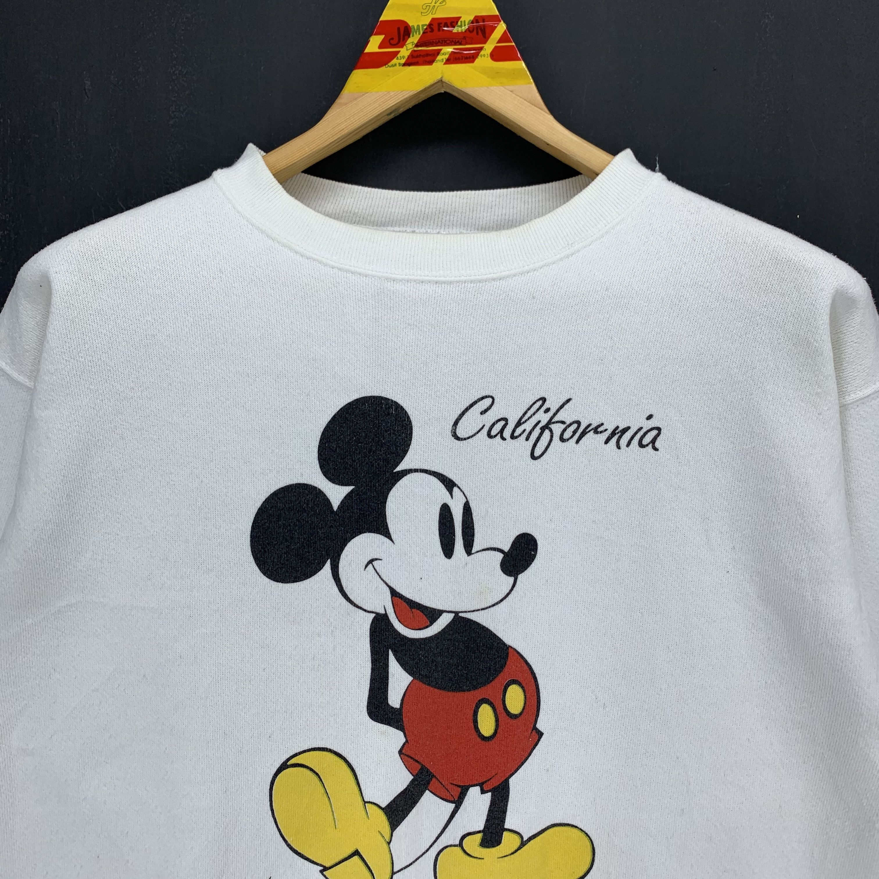 Velva Sheen Vintage Mickey Mouse Big Logo Sweatshirts #3024-74 Size US M / EU 48-50 / 2 - 2 Thumbnail