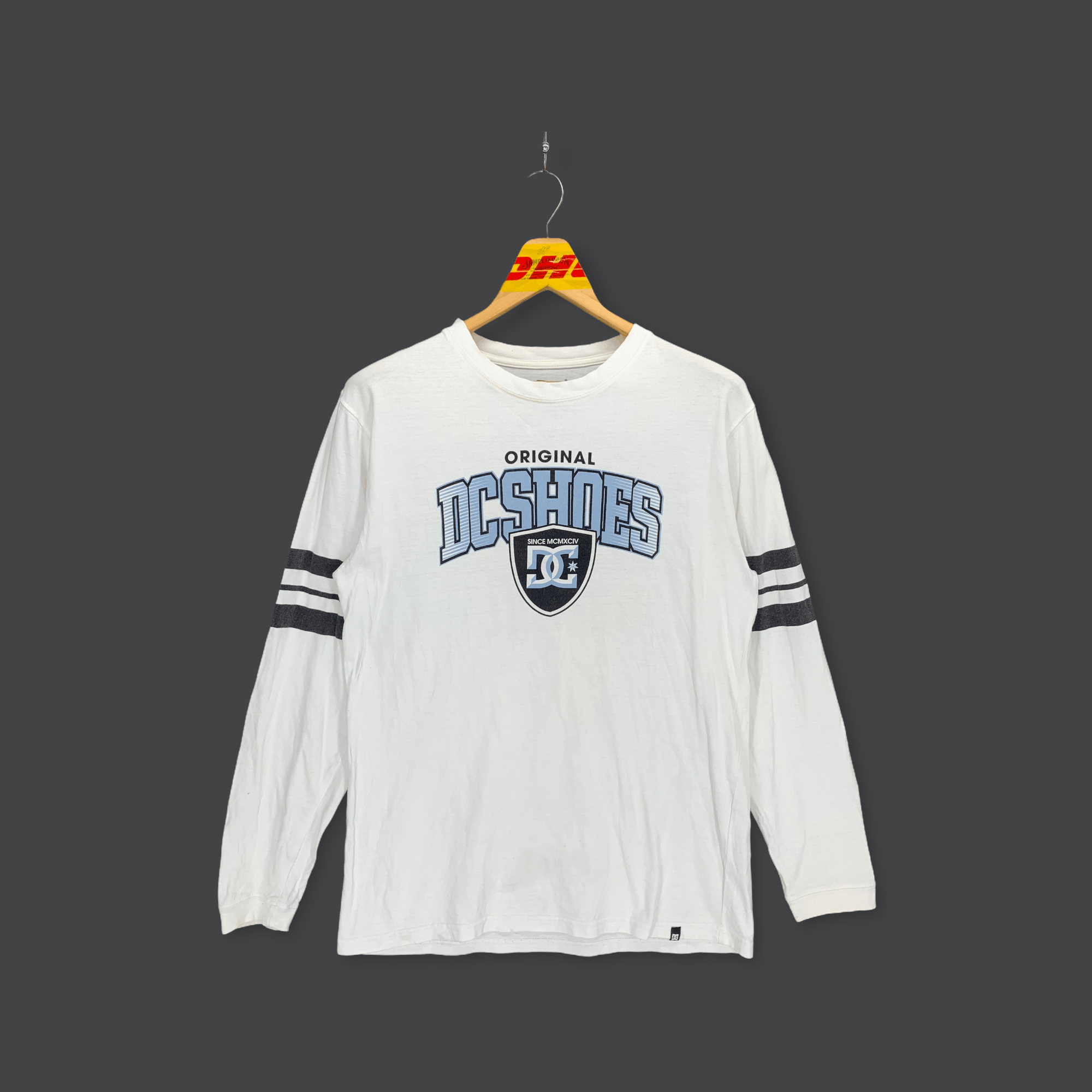 DC DC Shoes 94 Big Logo Long Sleeve T Shirt #3022-74 Size US M / EU 48-50 / 2 - 1 Thumbnail