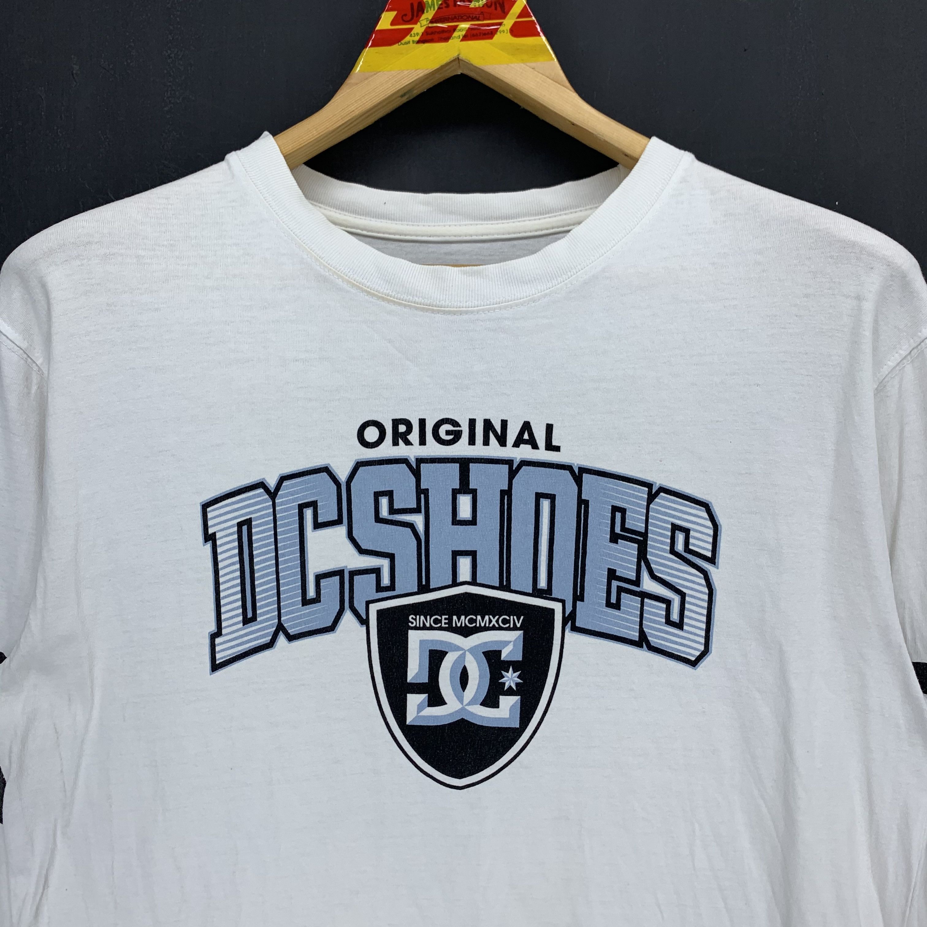 DC DC Shoes 94 Big Logo Long Sleeve T Shirt #3022-74 Size US M / EU 48-50 / 2 - 2 Thumbnail