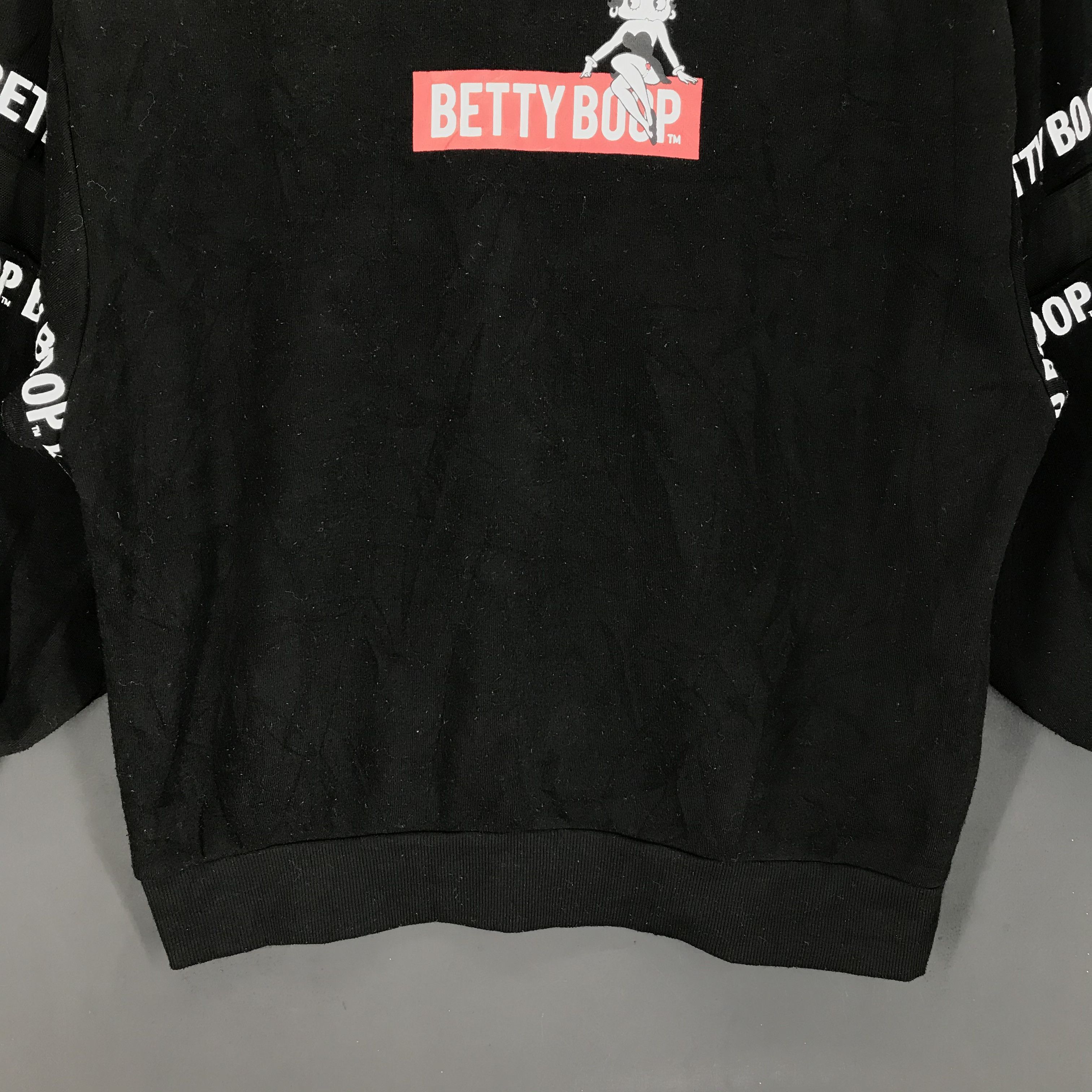 Cartoon Network Strage Heaven X Betty Boop Box Logo Sweatshirt #1851-73 Size L / US 10 / IT 46 - 4 Thumbnail