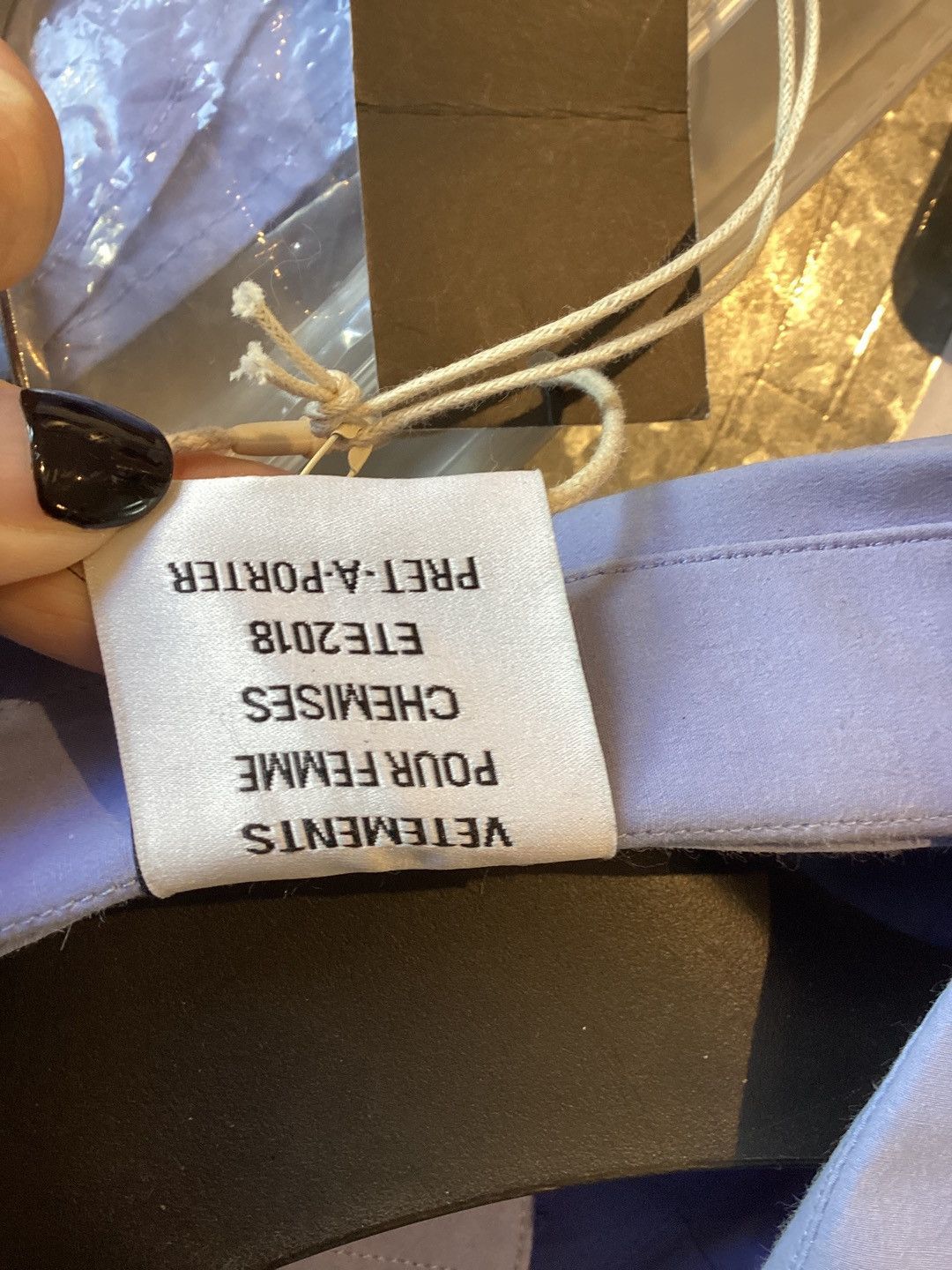 Vetements VETEMENTS double collar double sided button up shirt Size US XS / EU 42 / 0 - 6 Thumbnail
