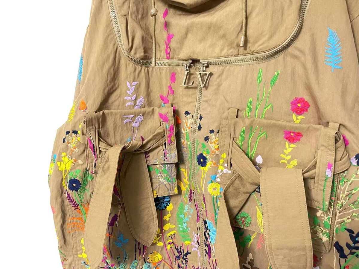 Louis Vuitton SS20 runway flower embroidered bee keeper parka jacket Size US S / EU 44-46 / 1 - 3 Thumbnail