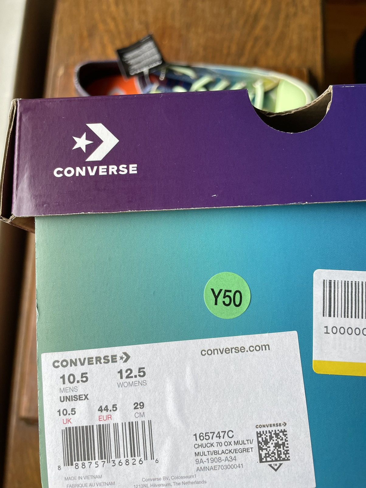 Converse Converse X Pigalle Chuck Taylor All-Star 70s Ox Low Size US 10.5 / EU 43-44 - 9 Thumbnail