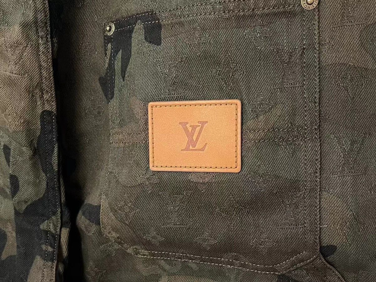 Louis Vuitton × Supreme Jacquard denim carpenter pants Size US 29 - 5 Thumbnail