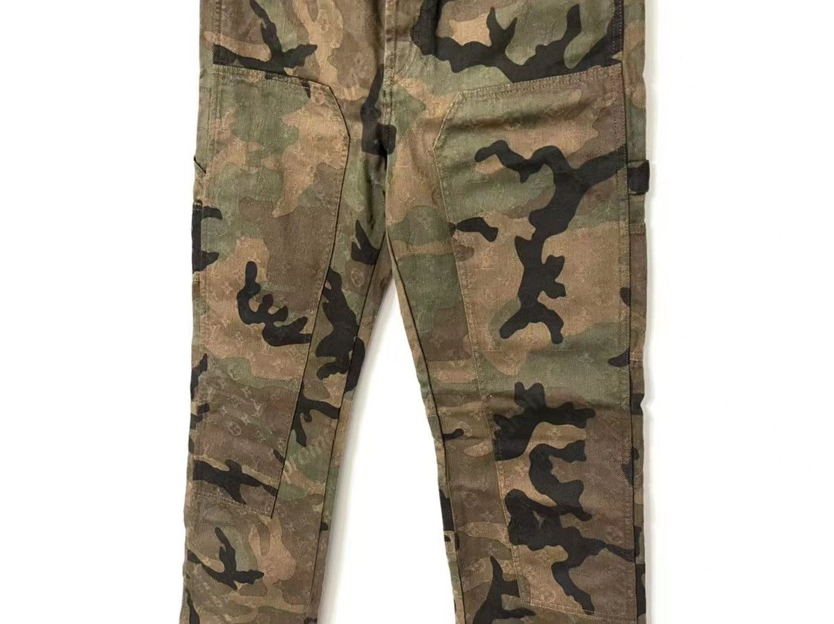 Louis Vuitton × Supreme Jacquard denim carpenter pants Size US 29 - 3 Thumbnail