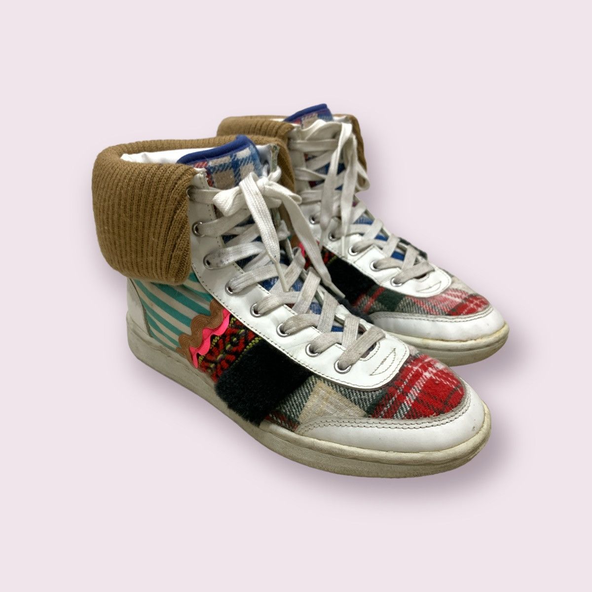 Issey Miyake VINTAGE MERCIBEAUCOUP ISSEY MIYAKE DISTRESSED HI STOP SHOES Size US 6 / EU 39 - 3 Thumbnail