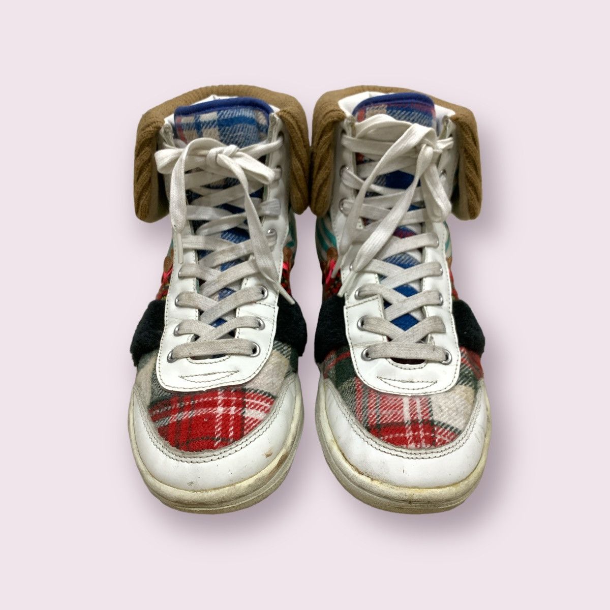 Issey Miyake VINTAGE MERCIBEAUCOUP ISSEY MIYAKE DISTRESSED HI STOP SHOES Size US 6 / EU 39 - 2 Thumbnail