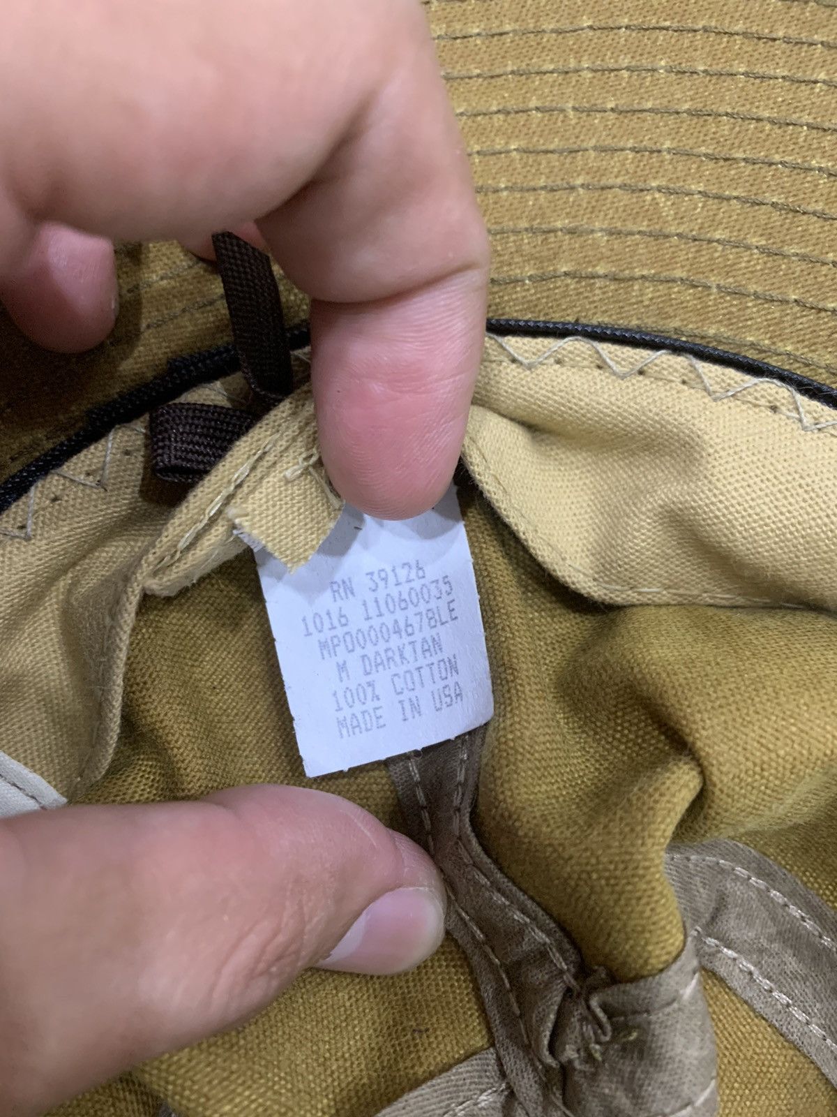 Filson VINTAGE FILSON WIDE BRIM BUCKET HAT Size ONE SIZE - 6 Thumbnail