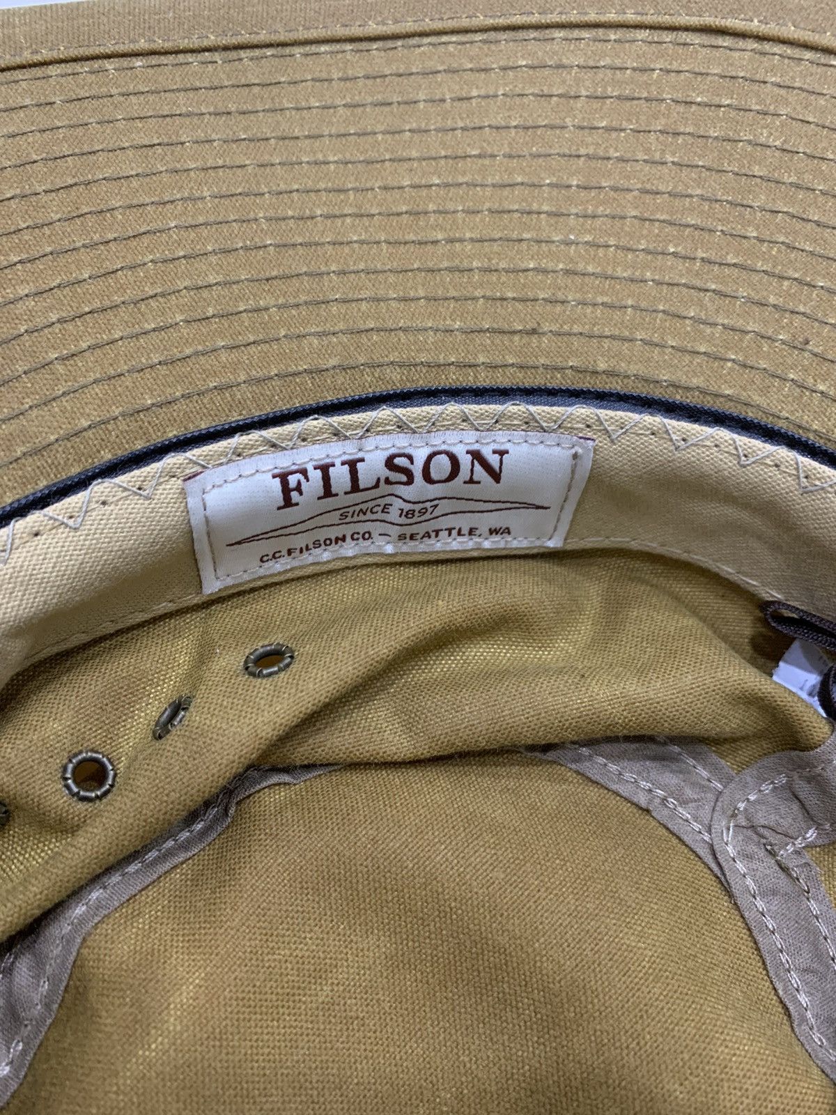 Filson VINTAGE FILSON WIDE BRIM BUCKET HAT Size ONE SIZE - 5 Thumbnail