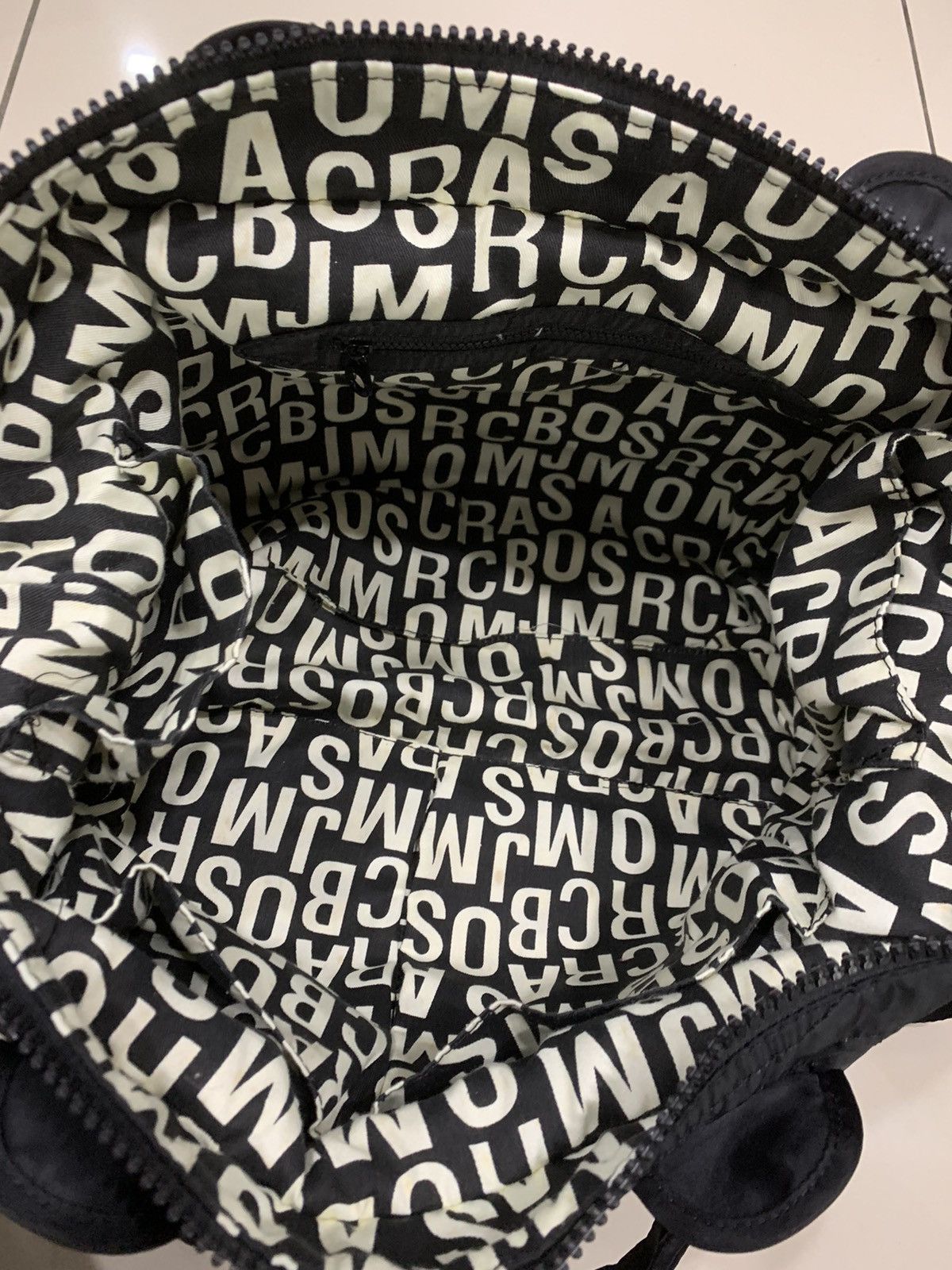 Marc Jacobs × Marc by Marc Jacobs MARC JACOBS QUILTED REVERSIBLE SPELL OUT DUFFLE BAG Size ONE SIZE - 9 Thumbnail