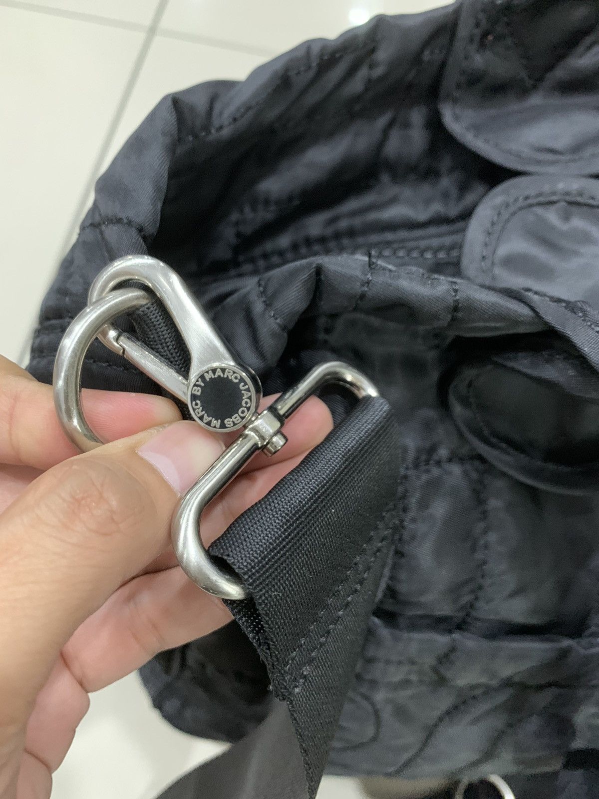Marc Jacobs × Marc by Marc Jacobs MARC JACOBS QUILTED REVERSIBLE SPELL OUT DUFFLE BAG Size ONE SIZE - 8 Thumbnail