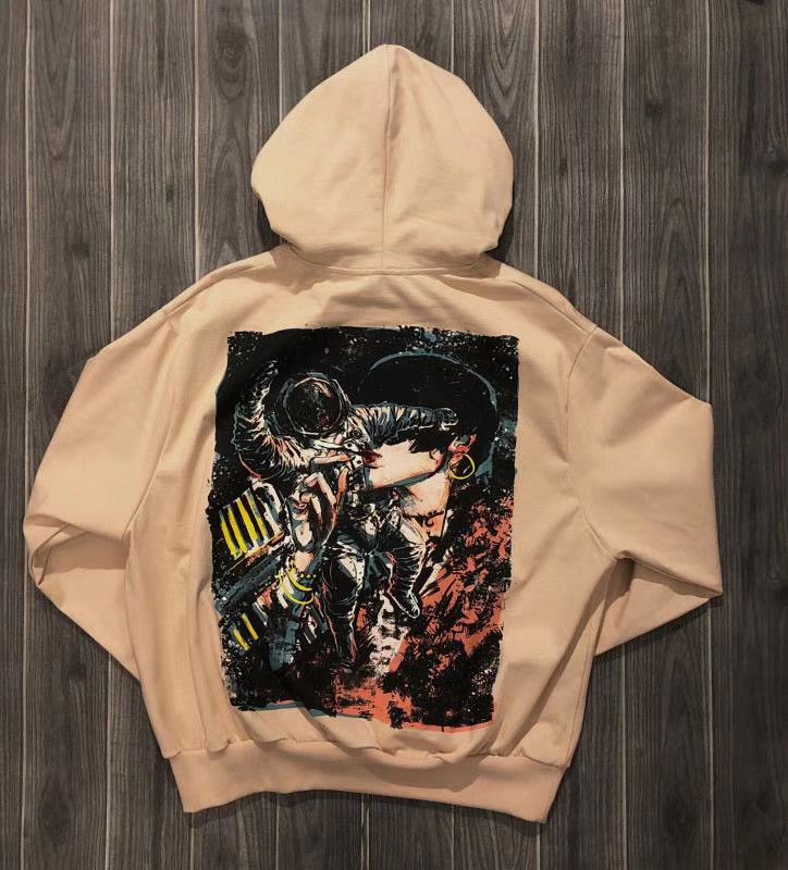 Ih Nom Uh Nit ih nom uh nit Astro Print Oversized Hoodie in Pink Size US XS / EU 42 / 0 - 2 Thumbnail