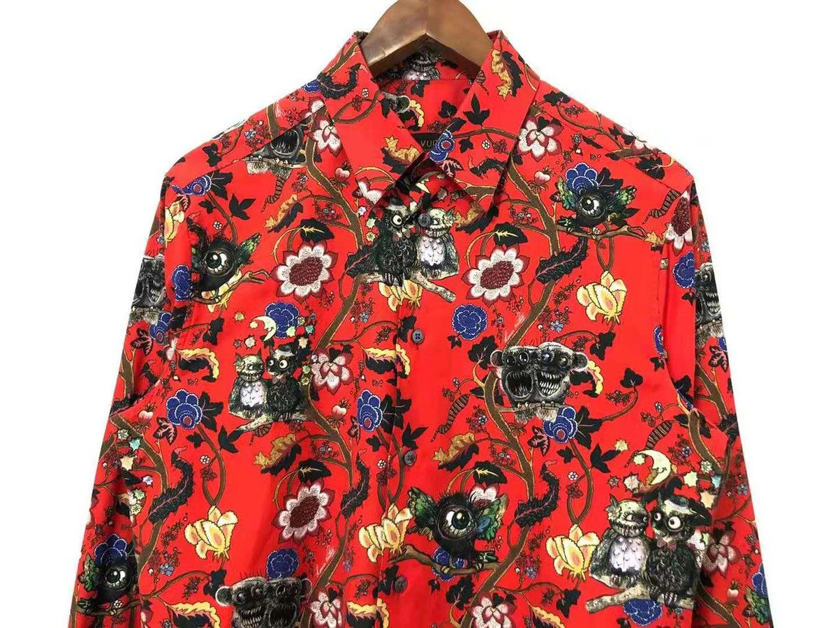 Louis Vuitton Chapman brothers garden of hell button up shirt Size US M / EU 48-50 / 2 - 2 Thumbnail