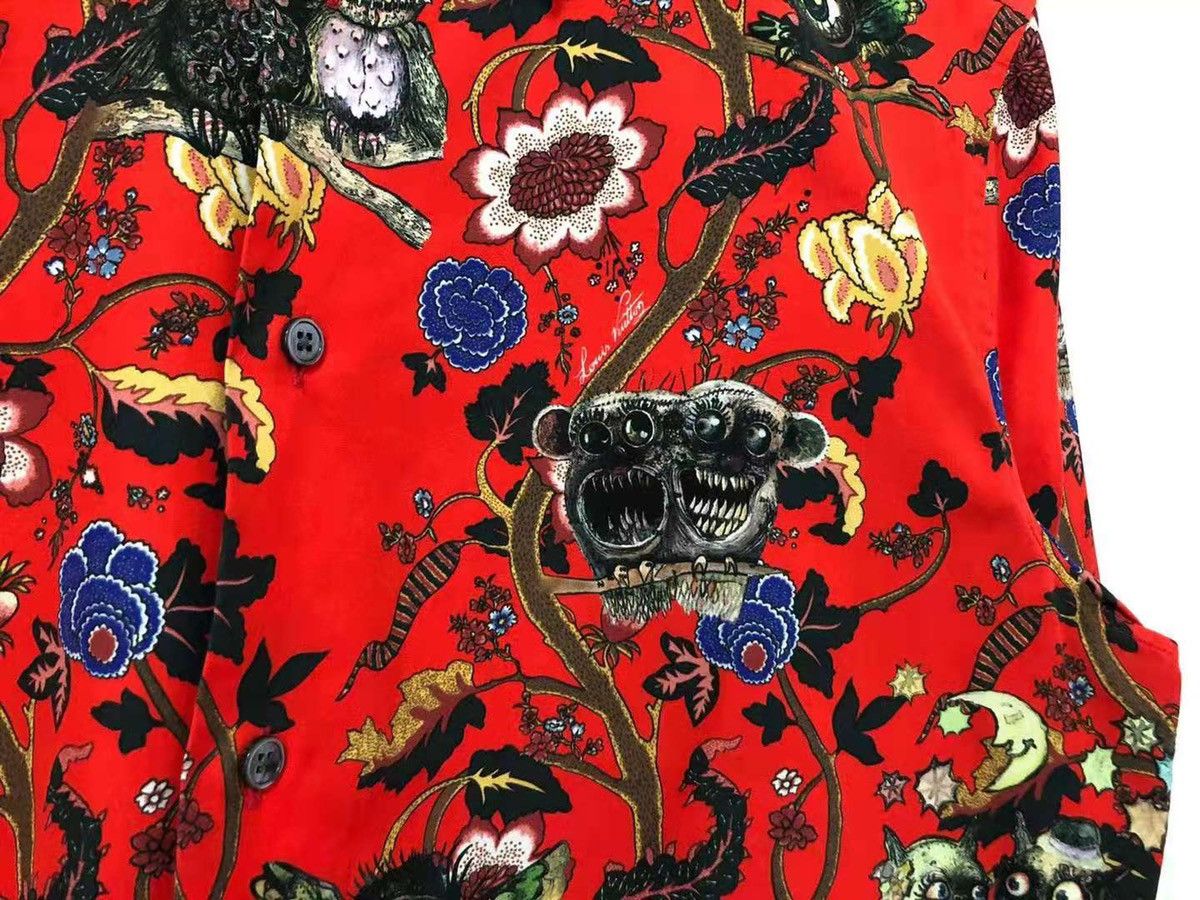 Louis Vuitton Chapman brothers garden of hell button up shirt Size US M / EU 48-50 / 2 - 3 Thumbnail