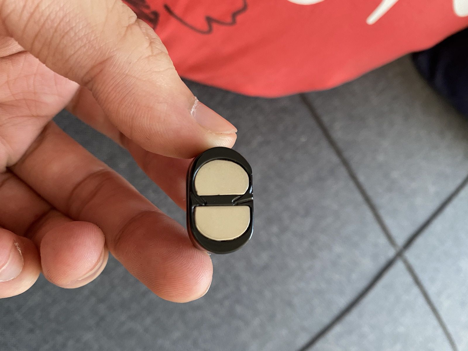 Dior Black cd logo icon ring Size ONE SIZE - 1 Thumbnail